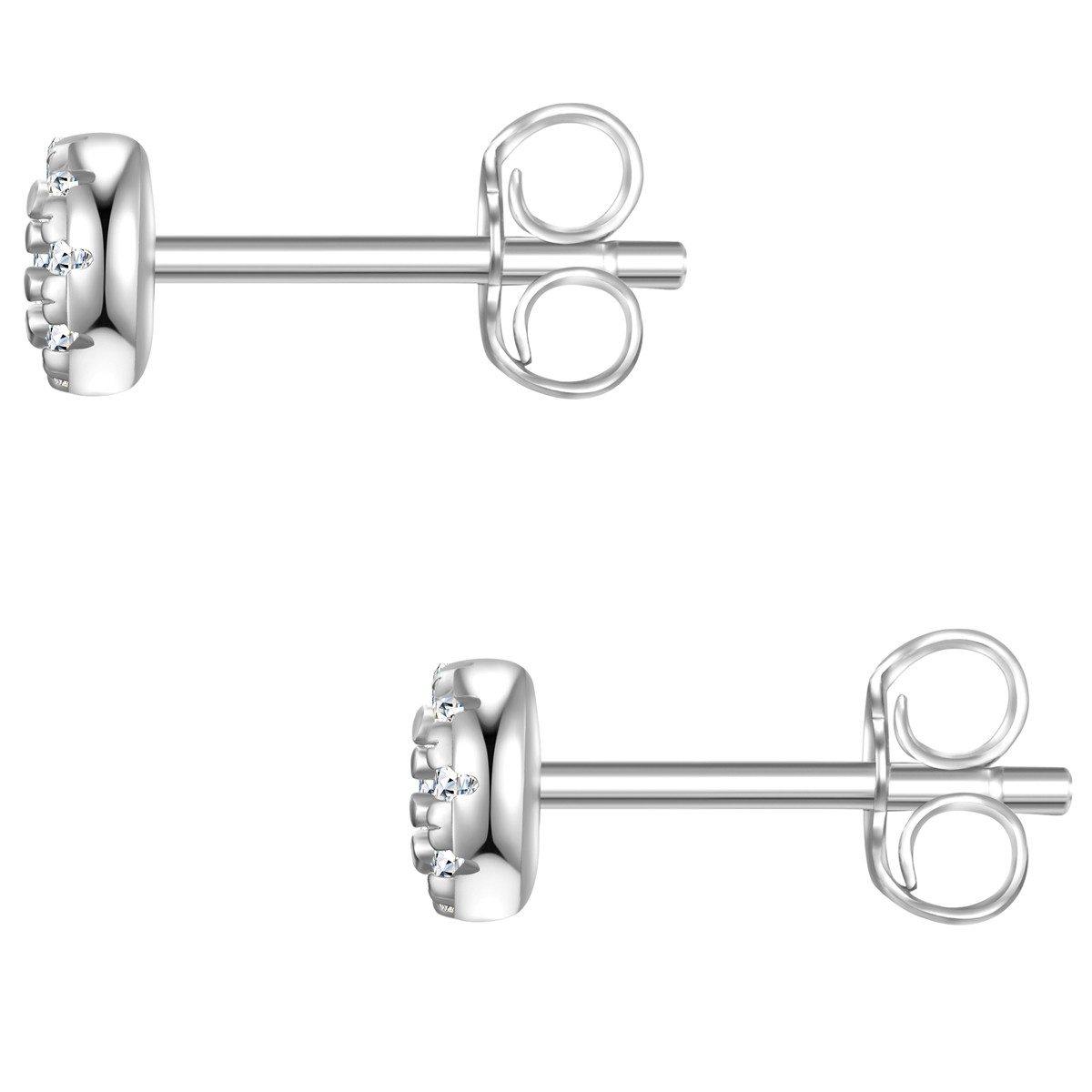 Glanzstücke München Paar Ohrstecker Set: GSM1950 (2-tlg), aus Sterling Silber