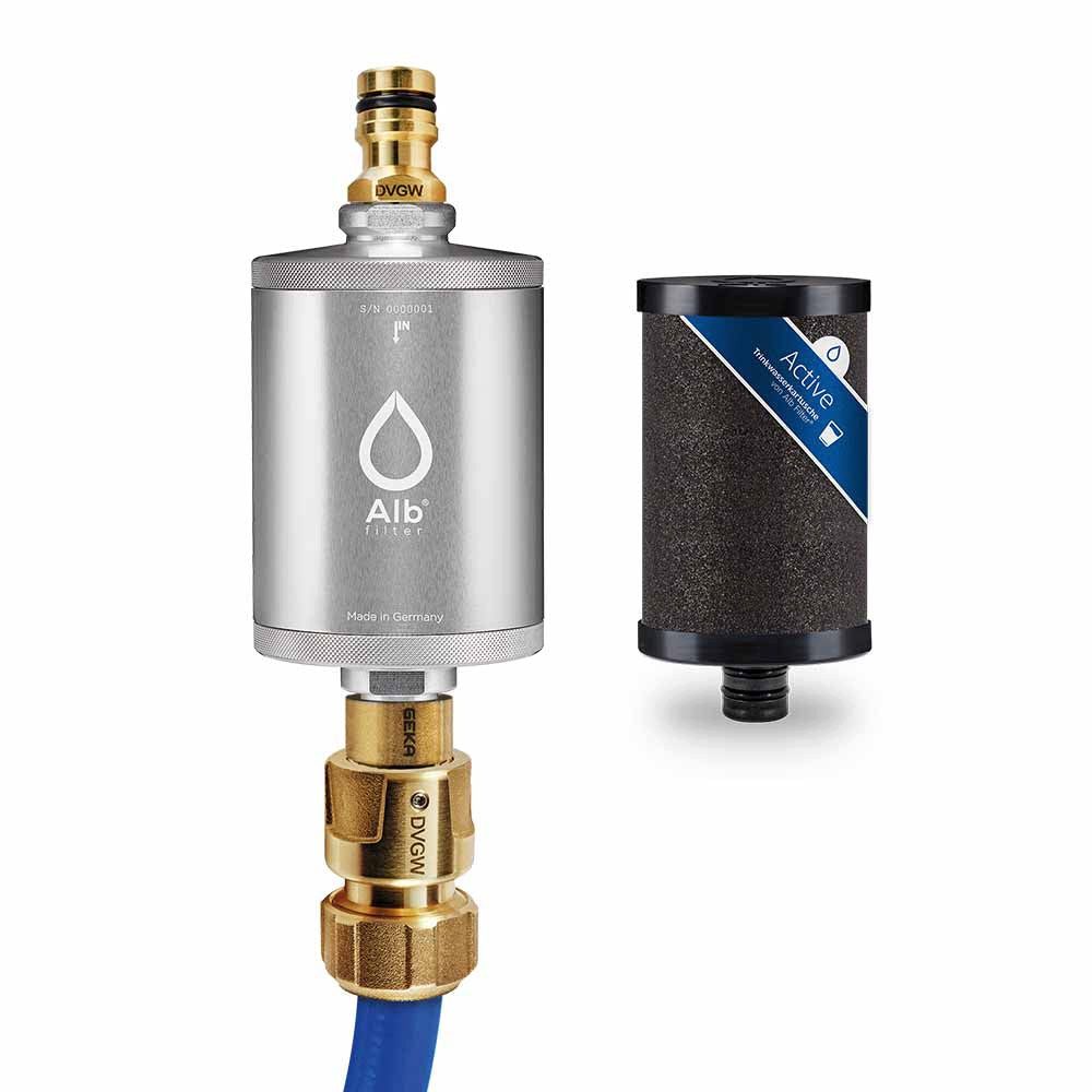 Wasserfilter Alb Filter MOBIL Active Trinkwasserfilter, Mit GEKA Anschluss