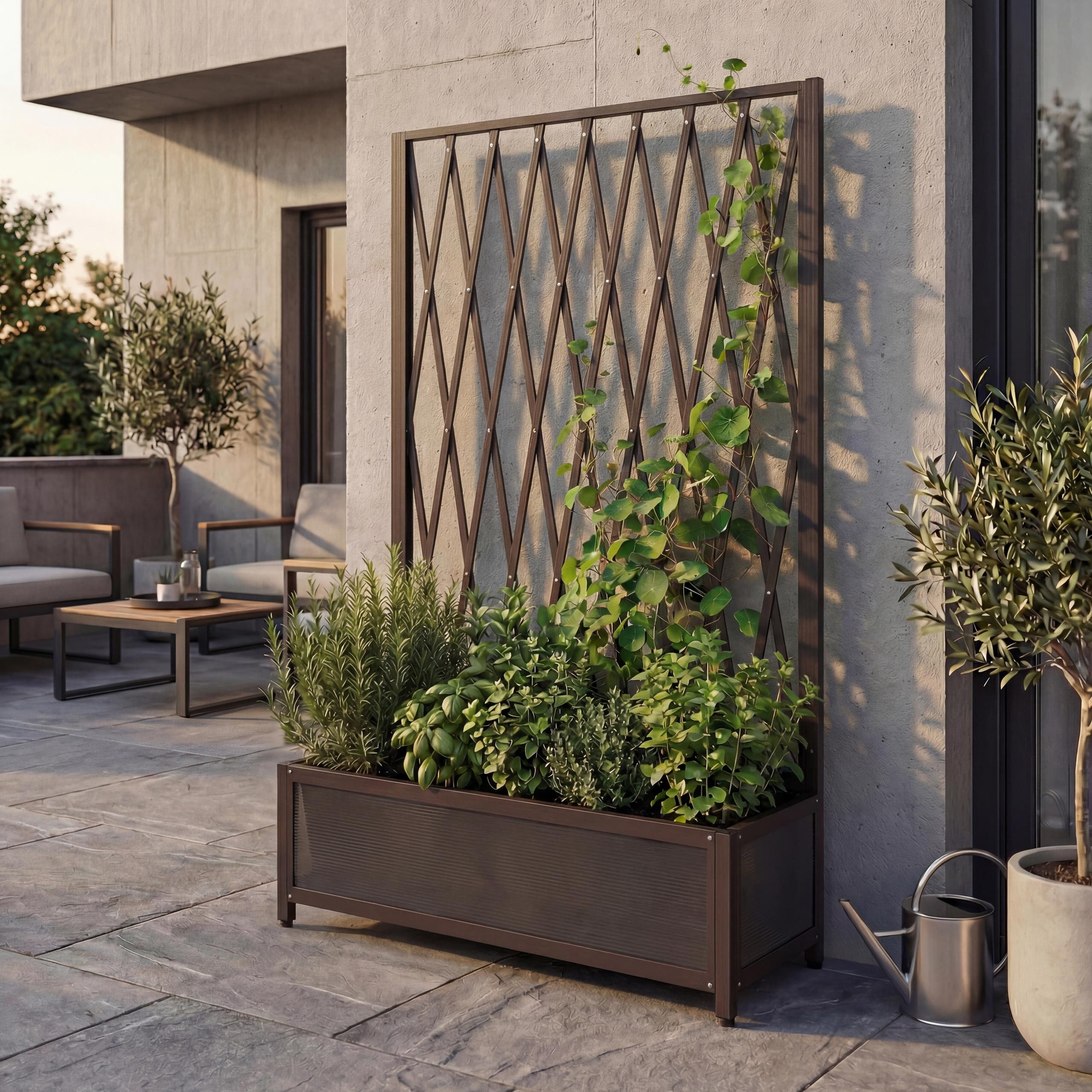 MCW Rankgitter MCW-G21, 1 St., Schlichtes Design, ausziehbares Scherenelement