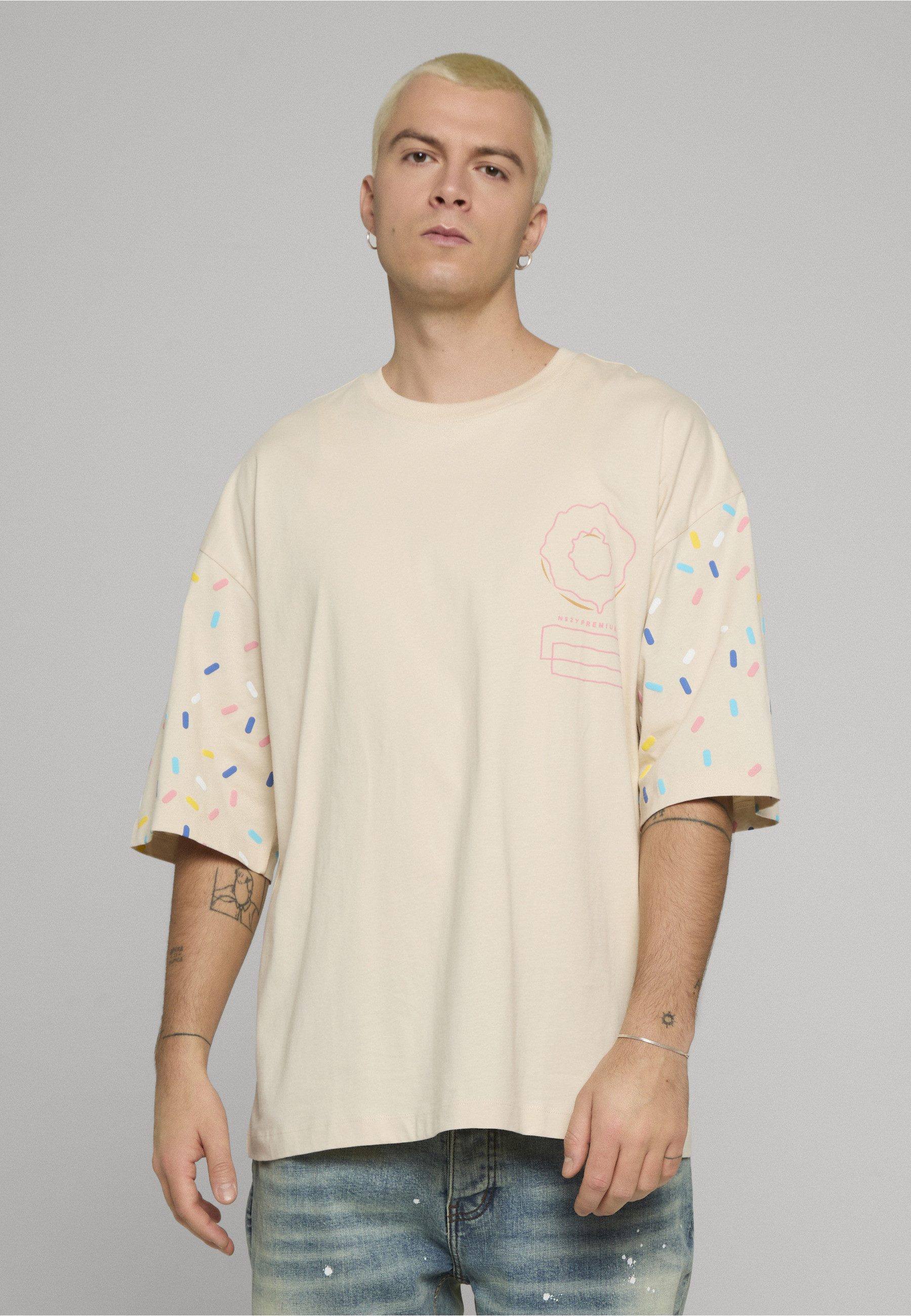 2Y Premium T-Shirt 2Y Premium 2Y PremiumSprinkle Donut Oversized T-Shirts (1-tlg)