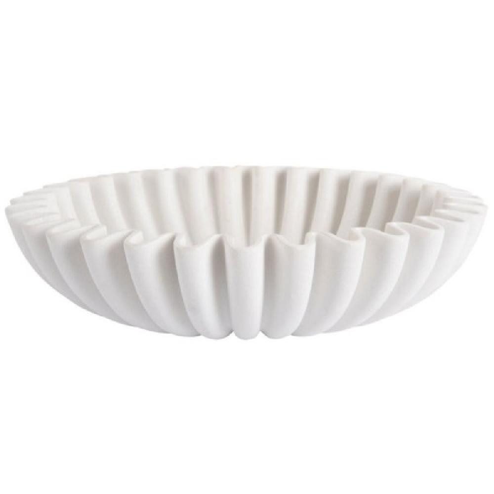 Present Time Servierschale Schale Wave Bowl Weiß (30cm)