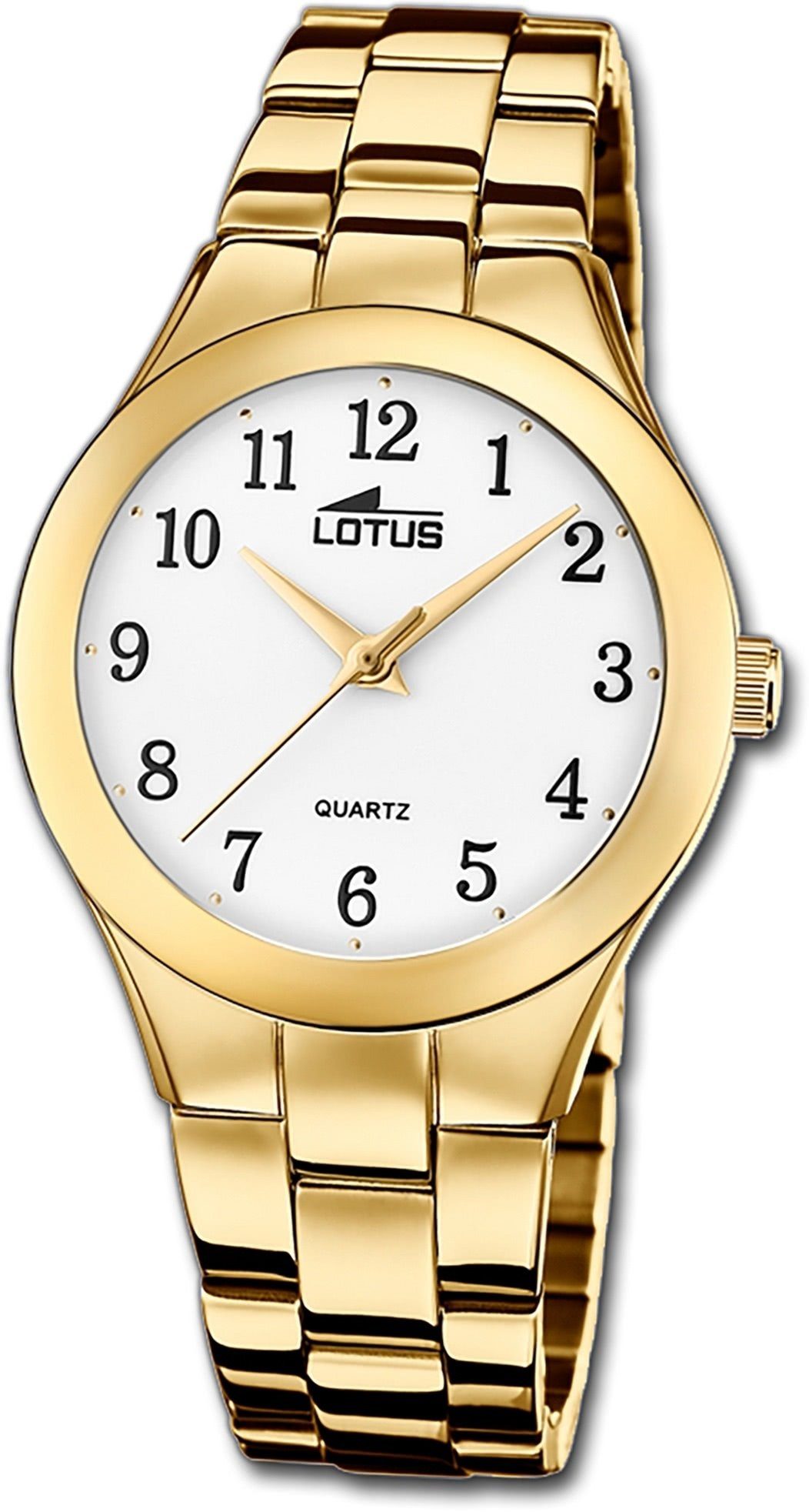 Damen Uhren Lotus Quarzuhr D2UL18742/1 Lotus Edelstahl Damen Uhr 18742/1, Damenuhr mit Edelstahlarmband, rundes Gehäuse, mittel 