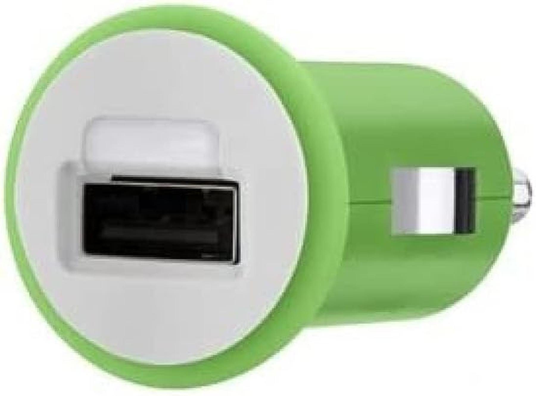 Belkin BELKIN Auto-Ladegerät, USB, 1.0A, Kompakt, MIXit, Grün Elektroauto-Ladegerät (1-tlg., Mobiltelefonen Auto, Handy, MP3, Tablet Apple)