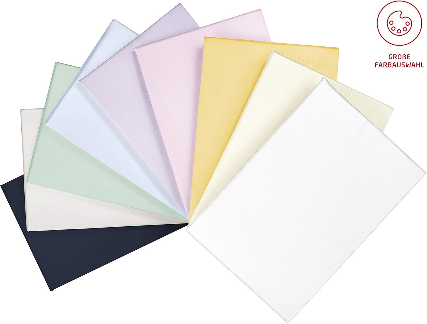 fleuresse Bettwäsche Colours, 100% Baumwolle, 2 günstig online kaufen