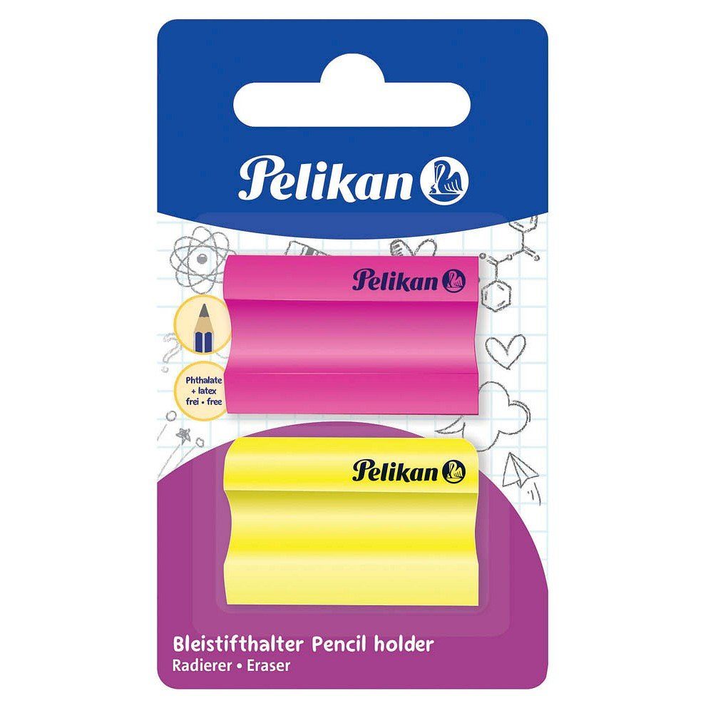 Pelikan Pelikan Radierer NEON RBH/2/B mit Bleistifthalter Blister Tintenpatrone | Tintenpatronen