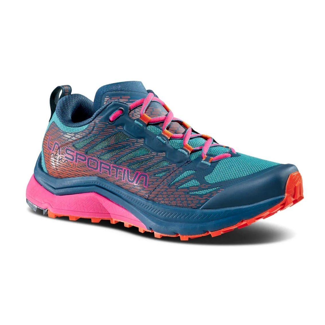 La Sportiva Trail-Laufschuhe Jackal II blau/pink Damen Wanderschuh