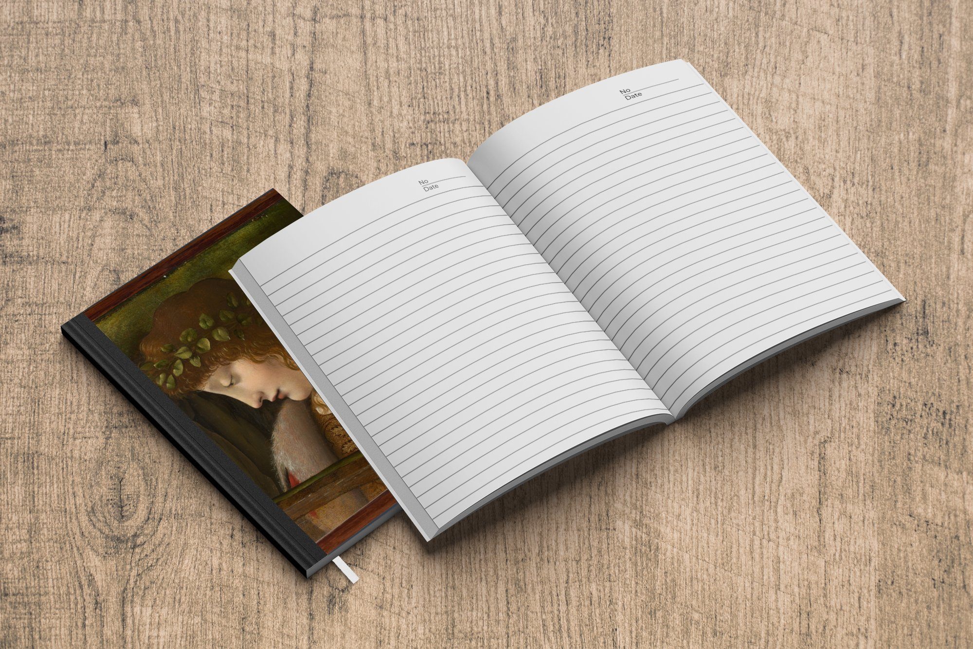 Tagebuch, Notizheft, Seiten, Journal, Merkzettel, - 98 Leonardo MuchoWow Vinci, A5, Narzisse da Notizbuch Haushaltsbuch