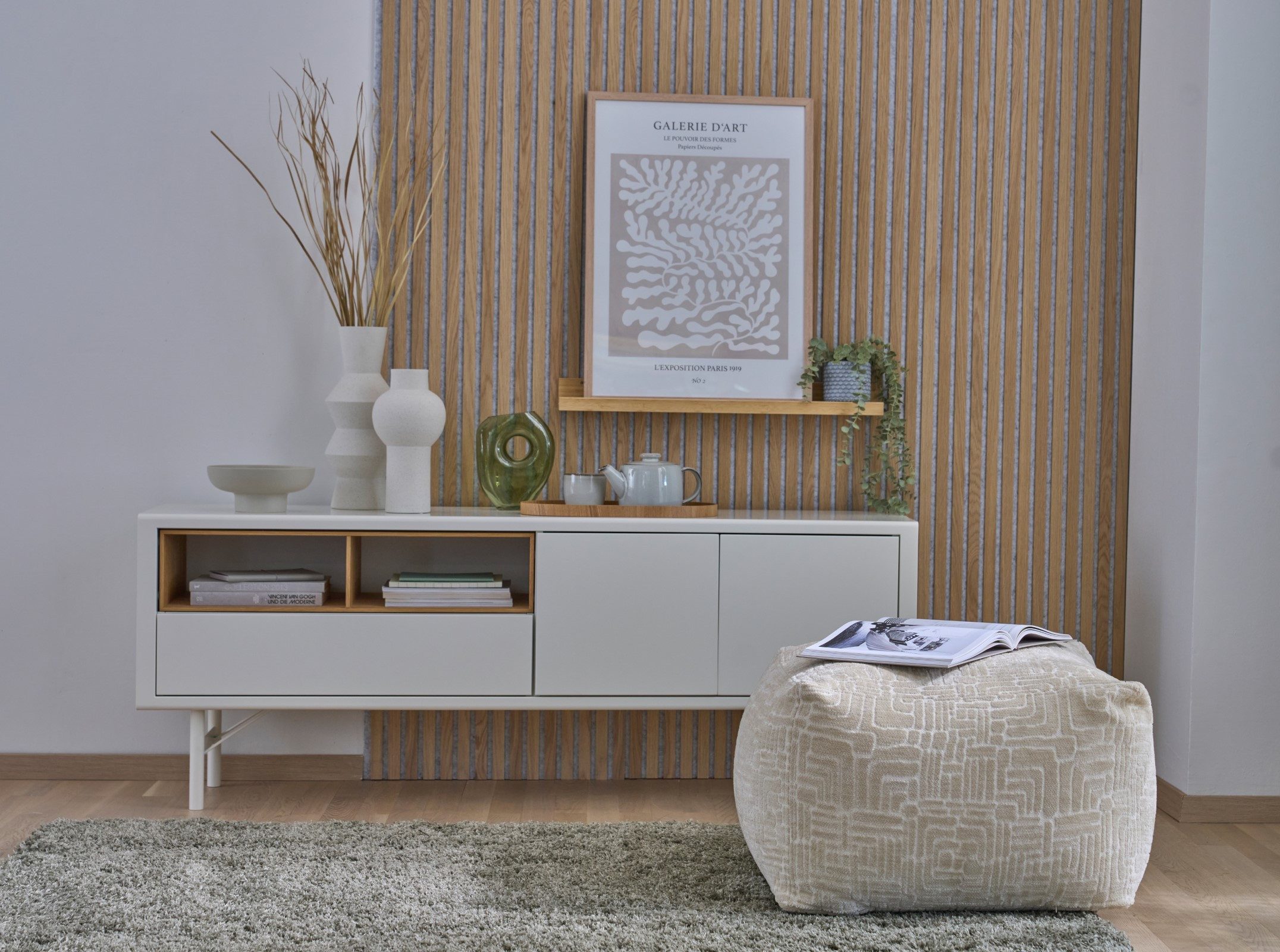 H.O.C.K. Sitzhocker H.O.C.K. Chessy Indoor Hocker 60x60x40cm beige weich gemustert, Hocker, Barhocker & Sitzhocker, Pouf, Badhocker, Wohnzimmer Hocker