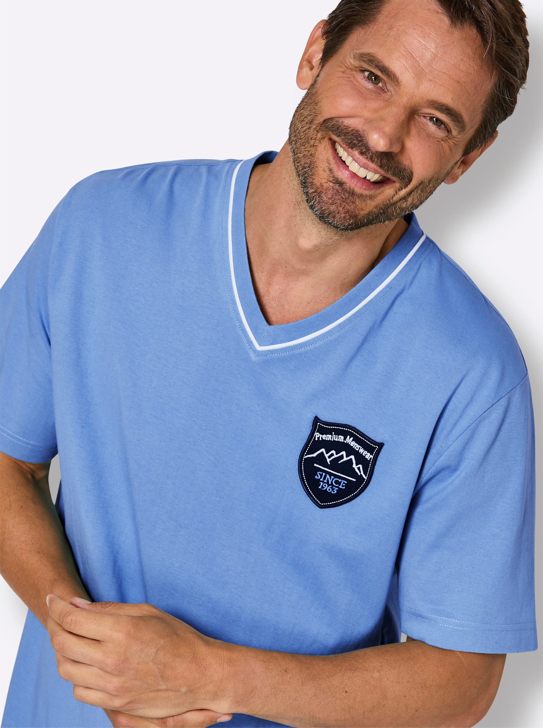 Witt Schlafanzug Schlafanzug-Shirt Kurzarm