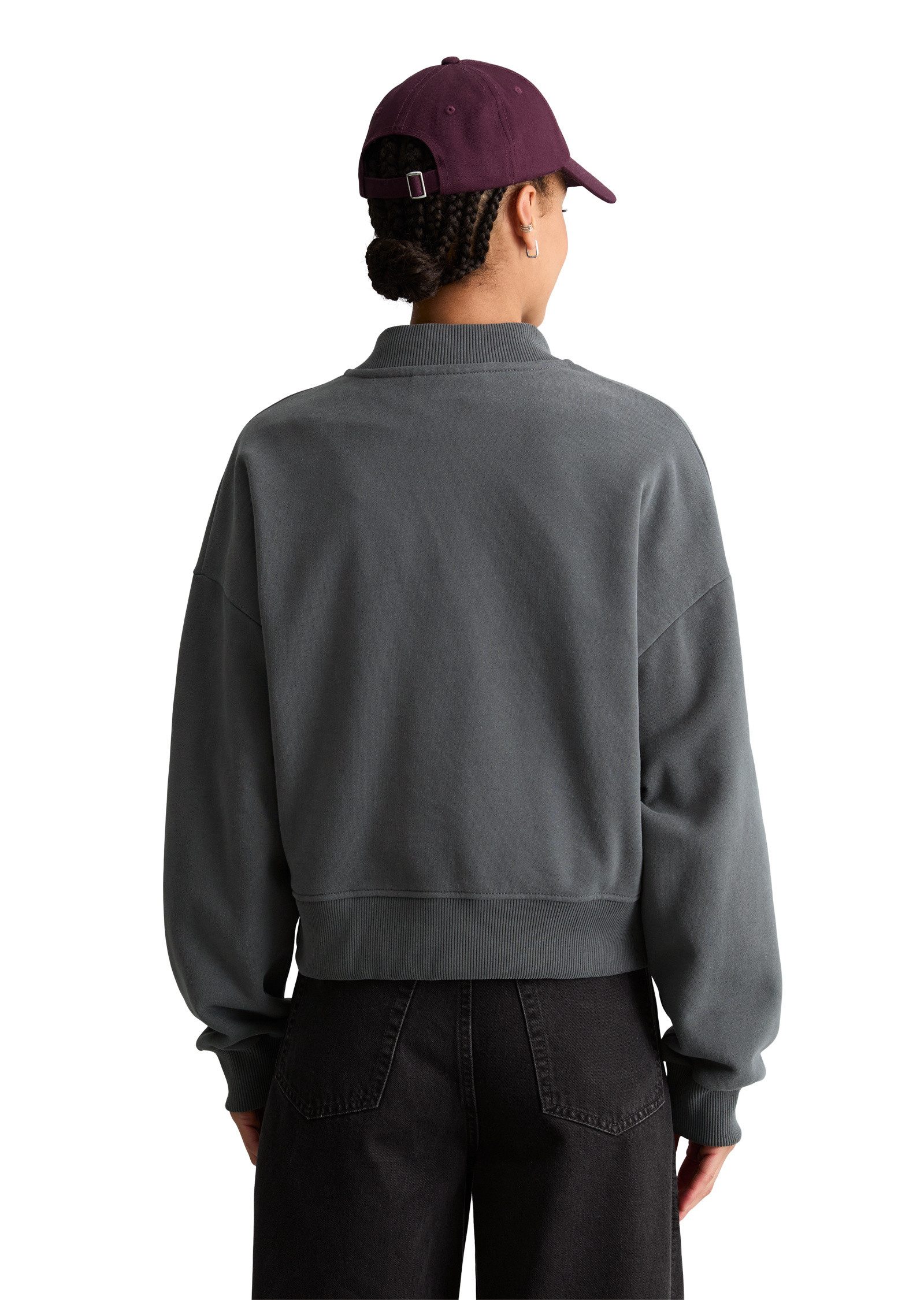 Marc O'Polo DENIM Sweatjacke aus softer Bio-Baumwolle