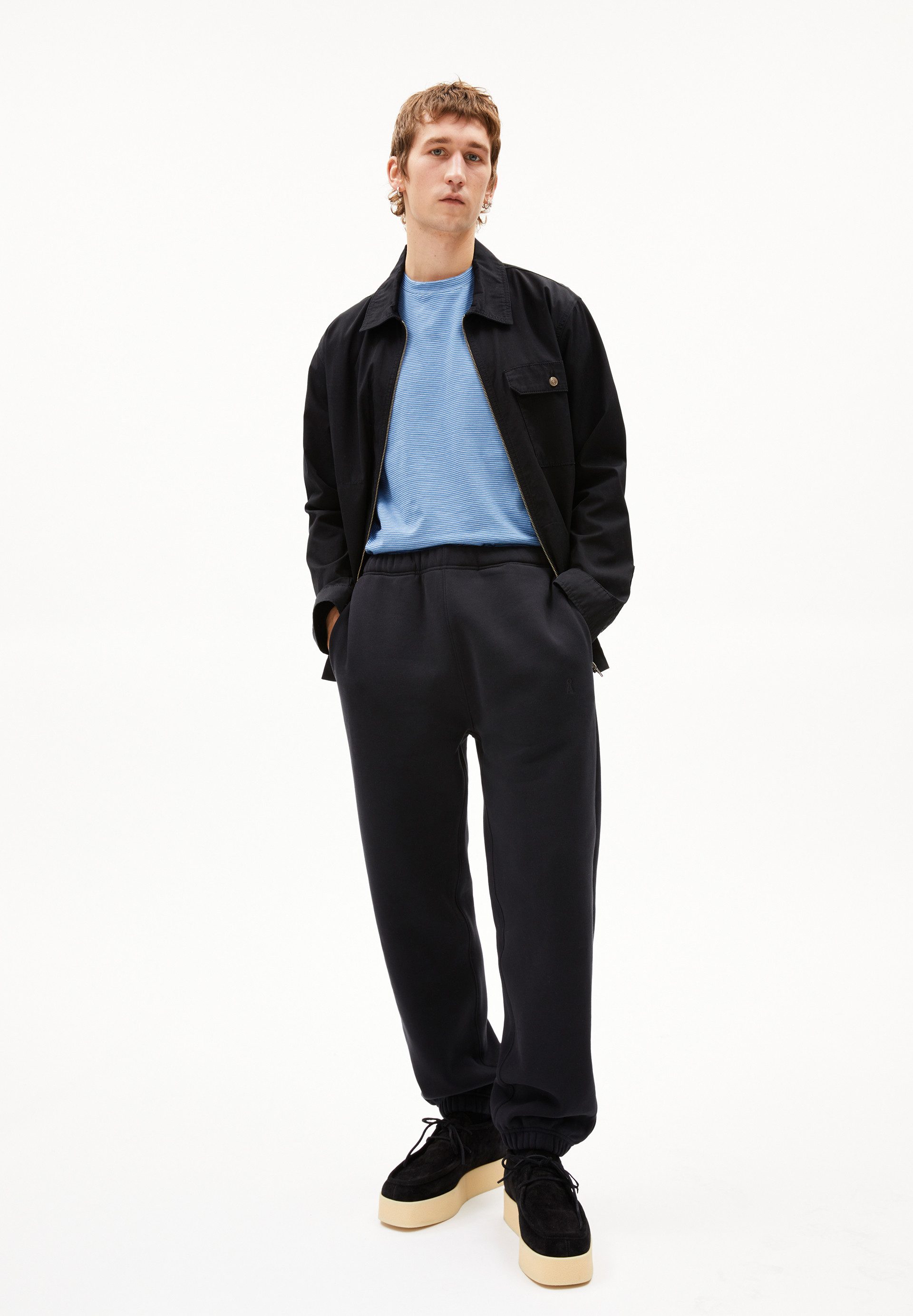 Armedangels Sweathose BAASTI FLEECE Sweathose aus Bio-Baumwolle Relaxed Fit