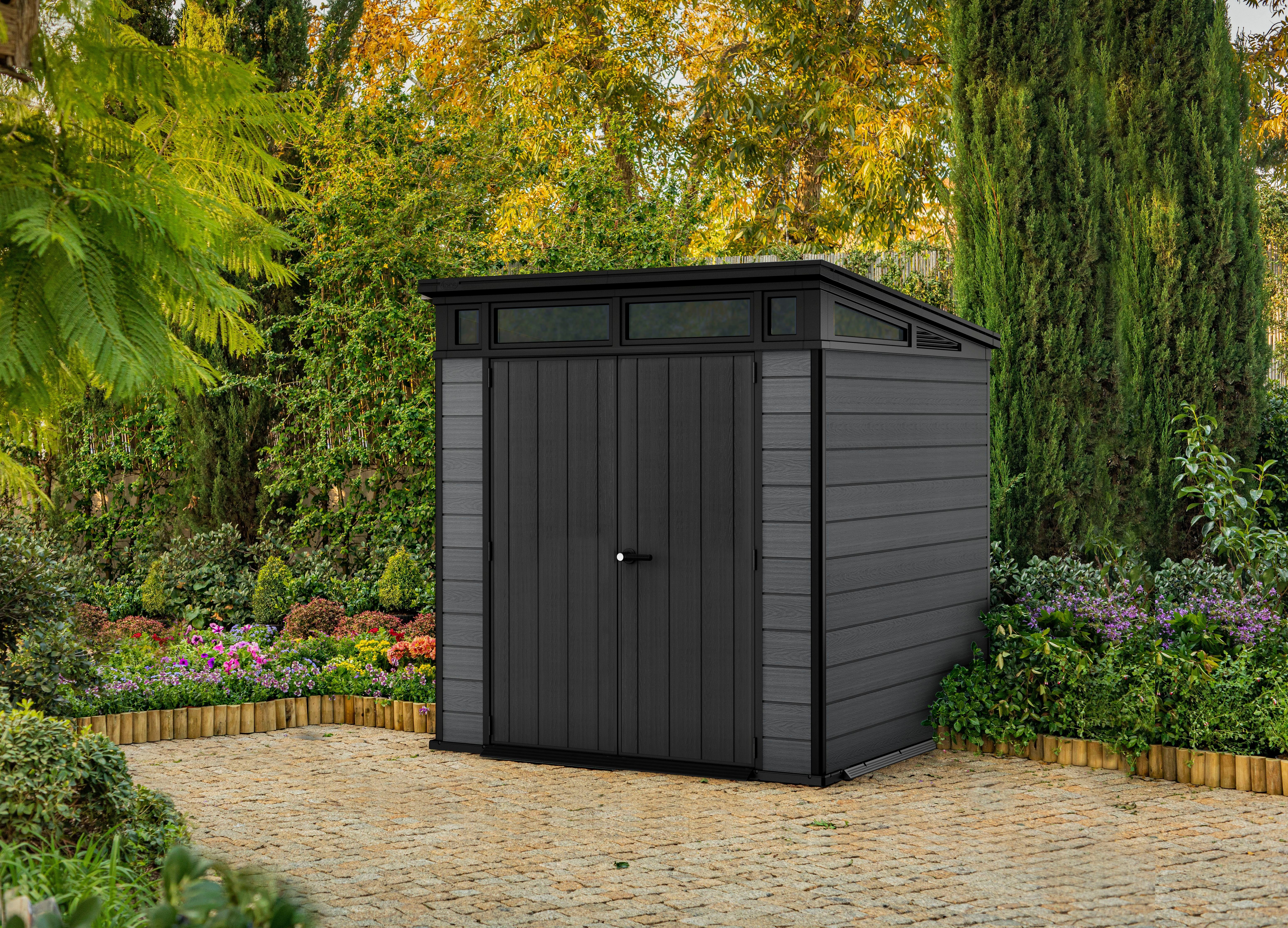 Keter Gerätehaus Cortina 7x7, BxT: 216x218 cm