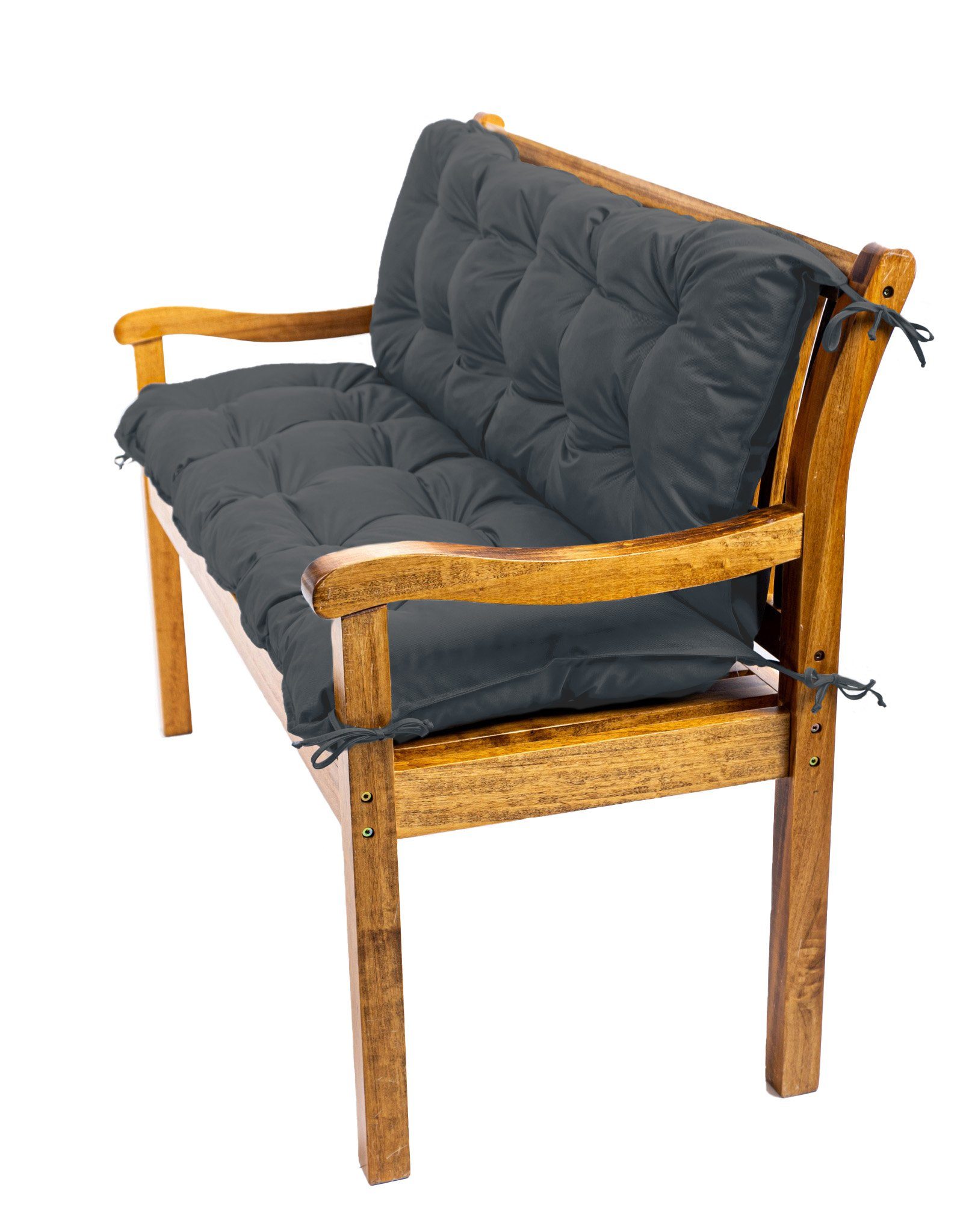 TexDeko Bankauflage TexDeko Garden - Gartenbankauflage mit Rückenlehne wasserabweisend, (1 St), Farbe & Größe: nach Wahl