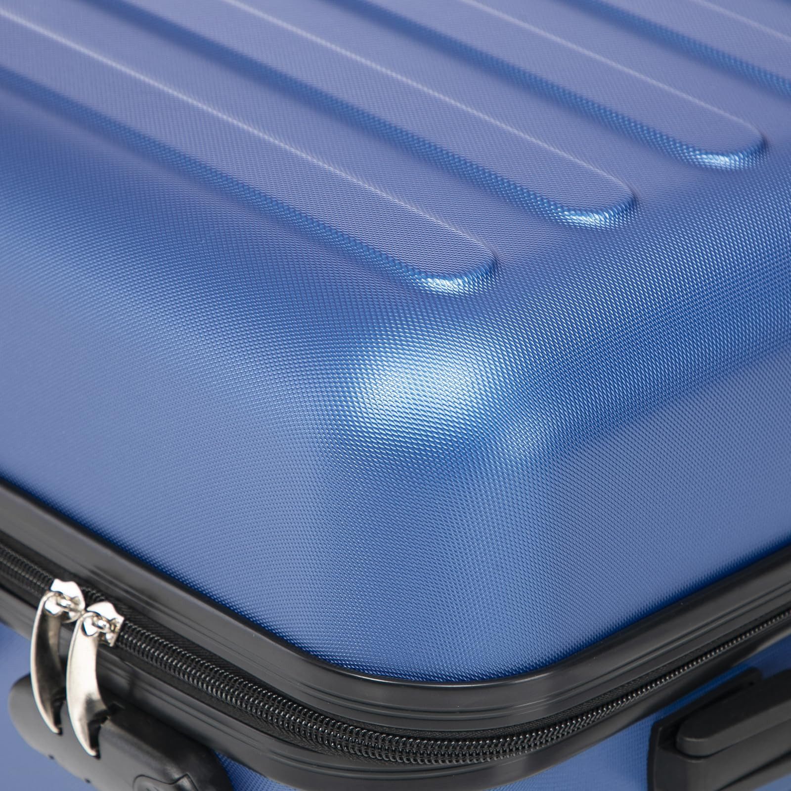 YONSLY Hartschalen-Trolley Reisekoffer, Rollkoffer Handgepäck,Zahlenschloss, 4 Rollen, Weichem Gummigriff Robuster ABS-Koffer für Langstreckenreisen