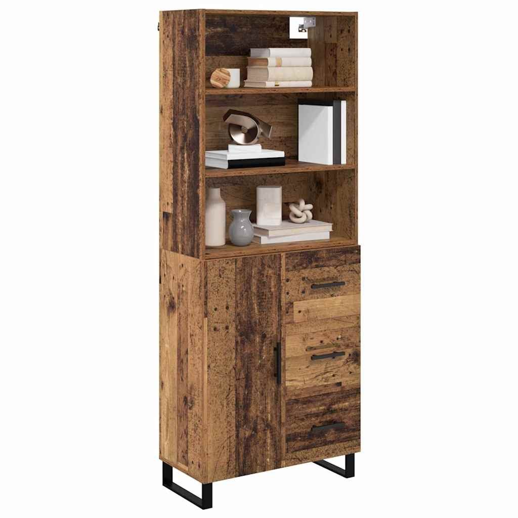 vidaXL Highboard Highboard 2 stk. Altholz 69,5 x 34 x 180 cm (2 St)