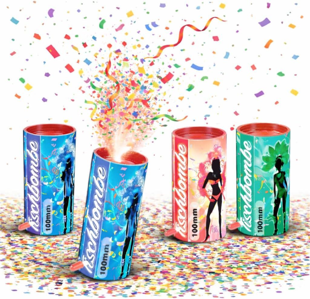 happy sparks® Geburtstagskerze Silvester & Neujahr Jugendfeuerwerk Set - Neujahr Party (Set, Set)