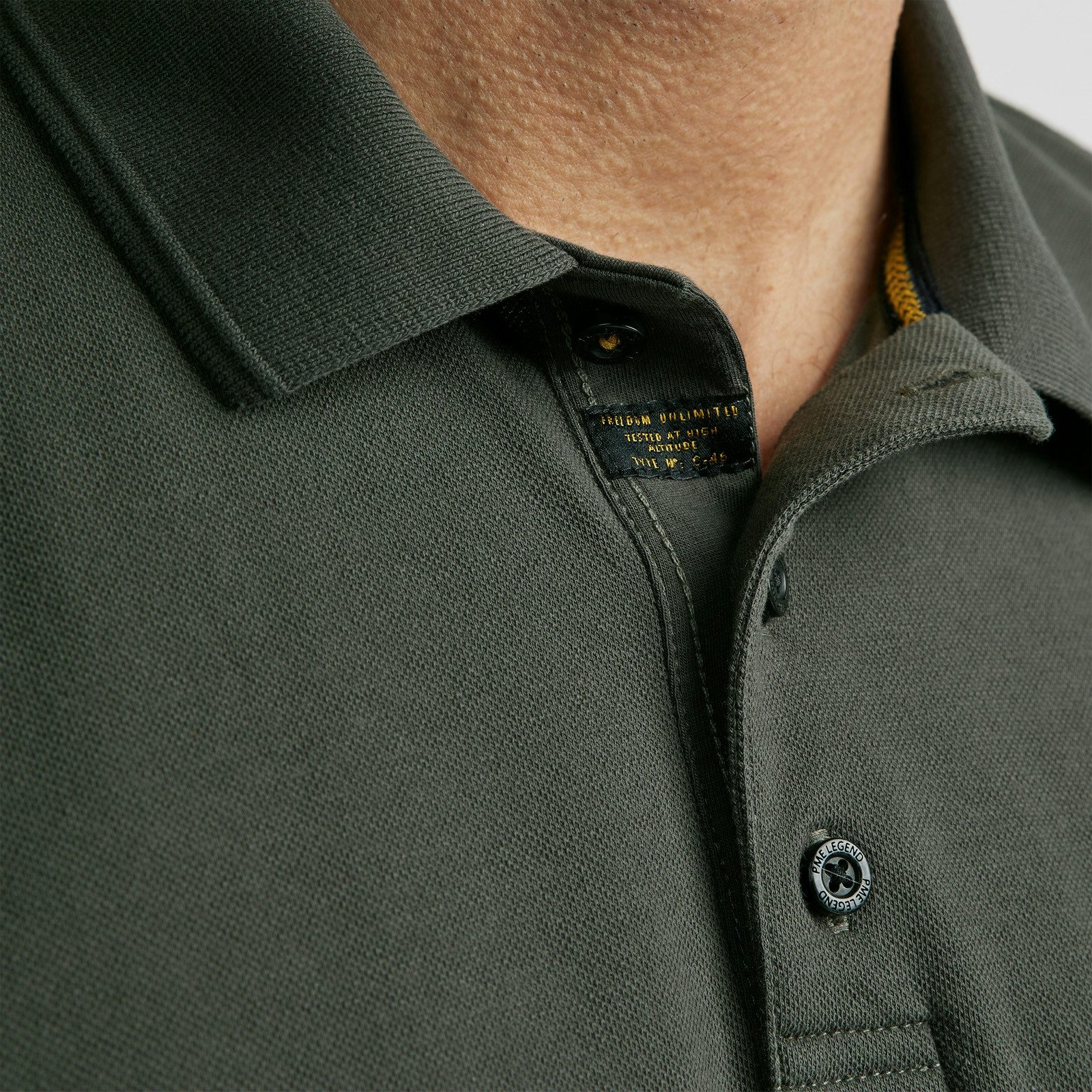 PME LEGEND Poloshirt mit Logostickerei