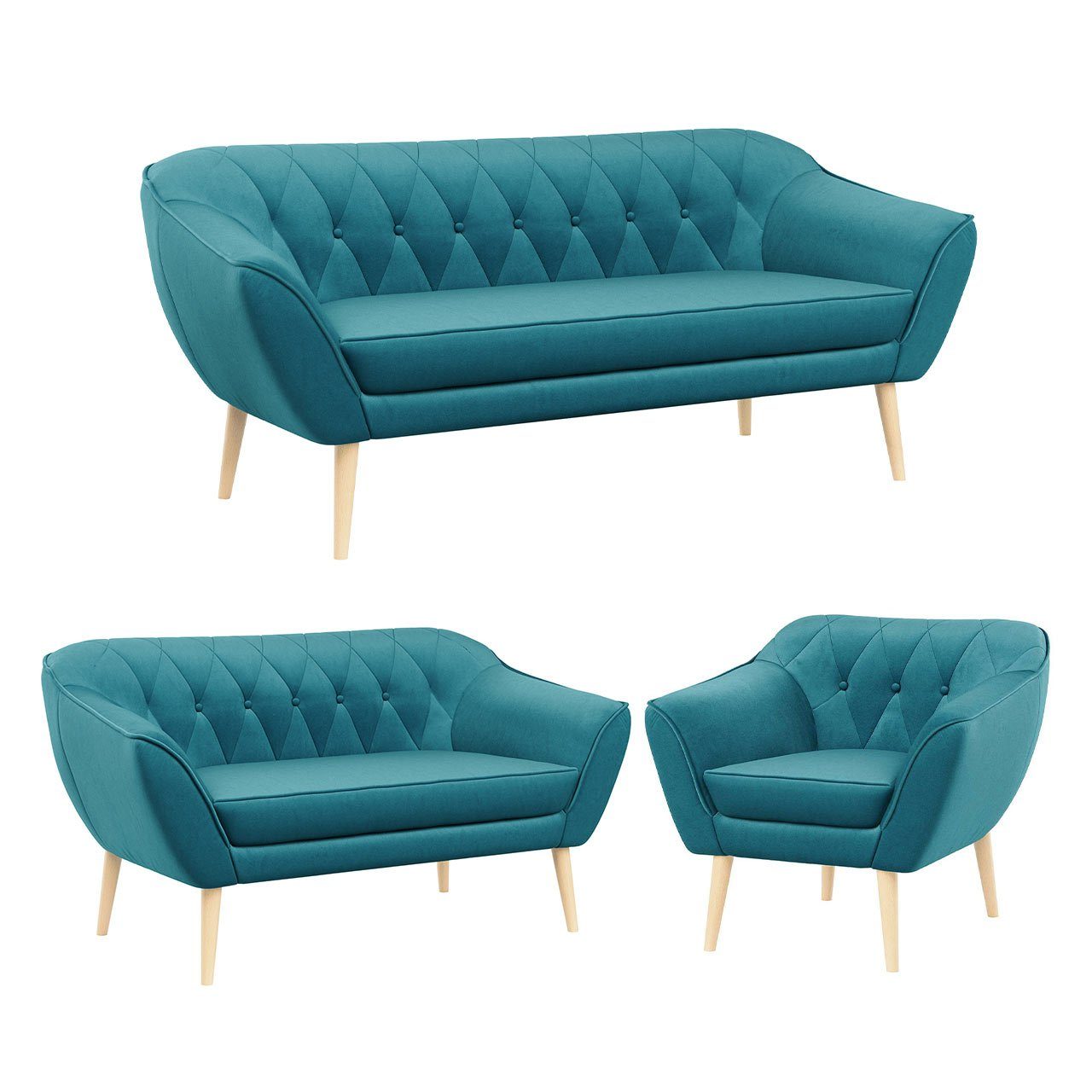 MKS MÖBEL Sofa PIRS 3 2 günstig online kaufen