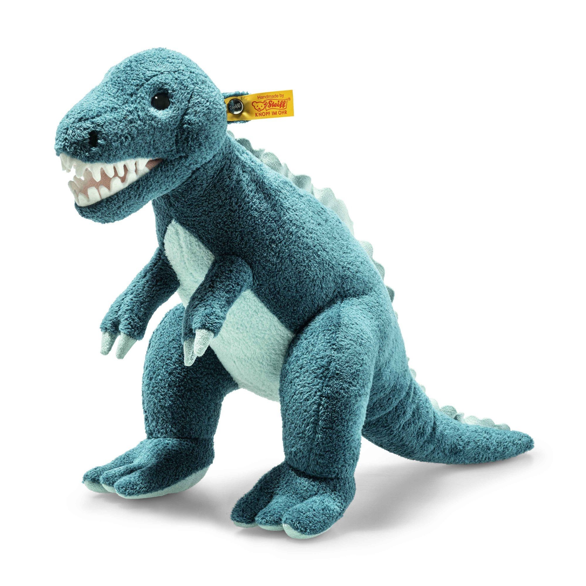 Steiff Kuscheltier Thaisen T-Rex Dino 35 cm türkis Plüschdino 067129