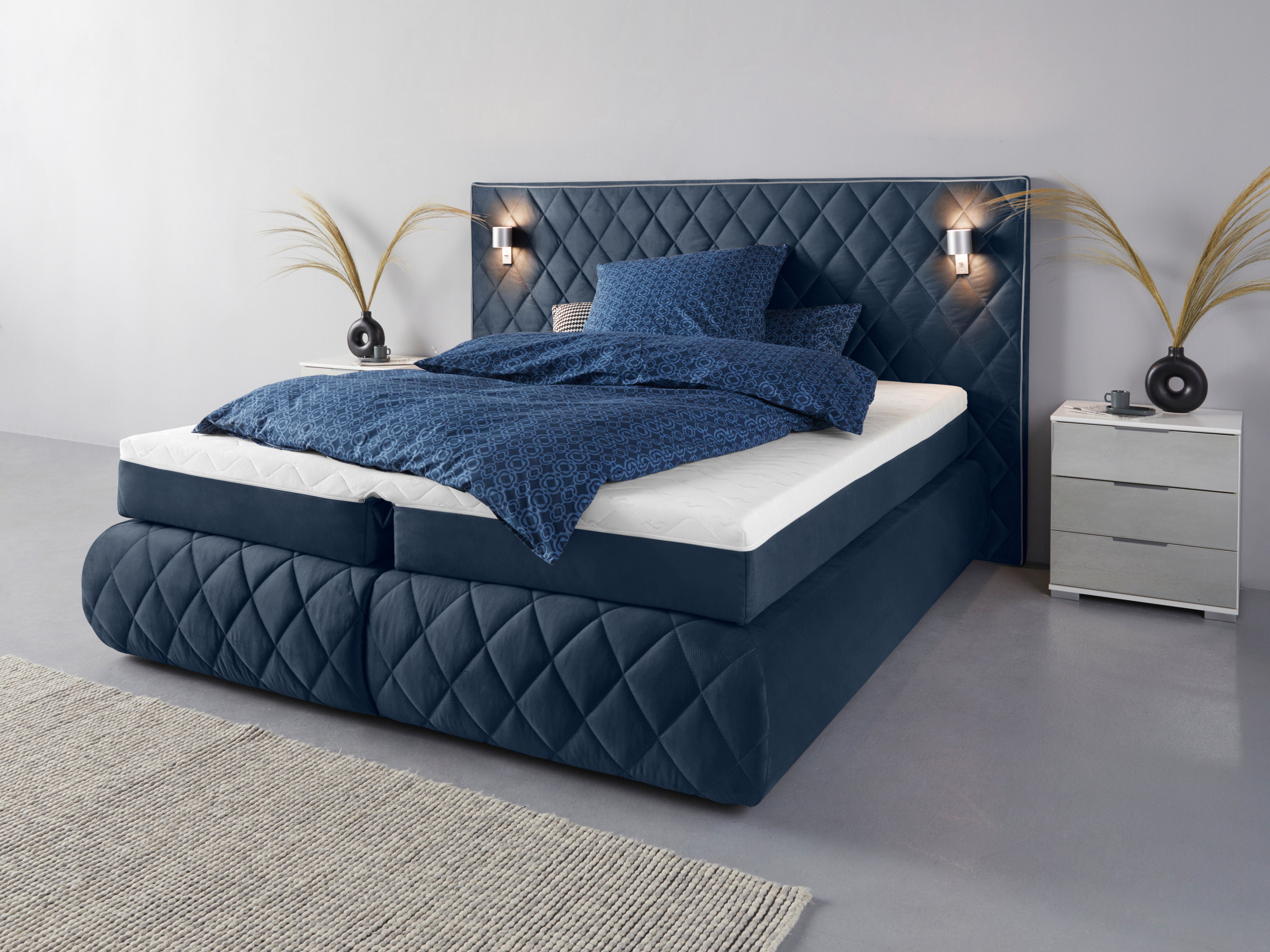 Places of Style Boxspringbett Alaric, wahlweise günstig online kaufen