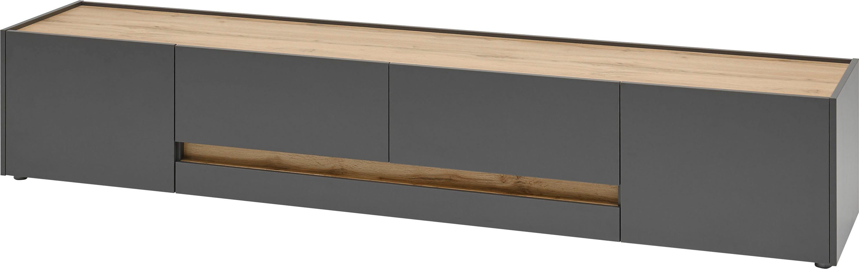 INOSIGN Lowboard City/Giron, moderner TV-Schrank, Kommode, TV-Unterschrank, zeitlos, modern, ausreichend Stauraum, vielseitig einsetzbar