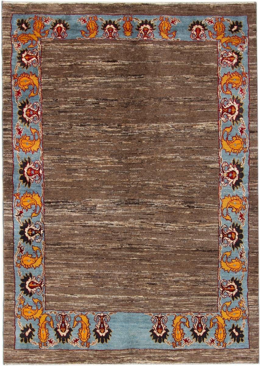 Orientteppich Perser Gabbeh Loribaft Nature 159x223 Handgeknüpfter Moderner, Nain Trading, rechteckig, Höhe: 12 mm