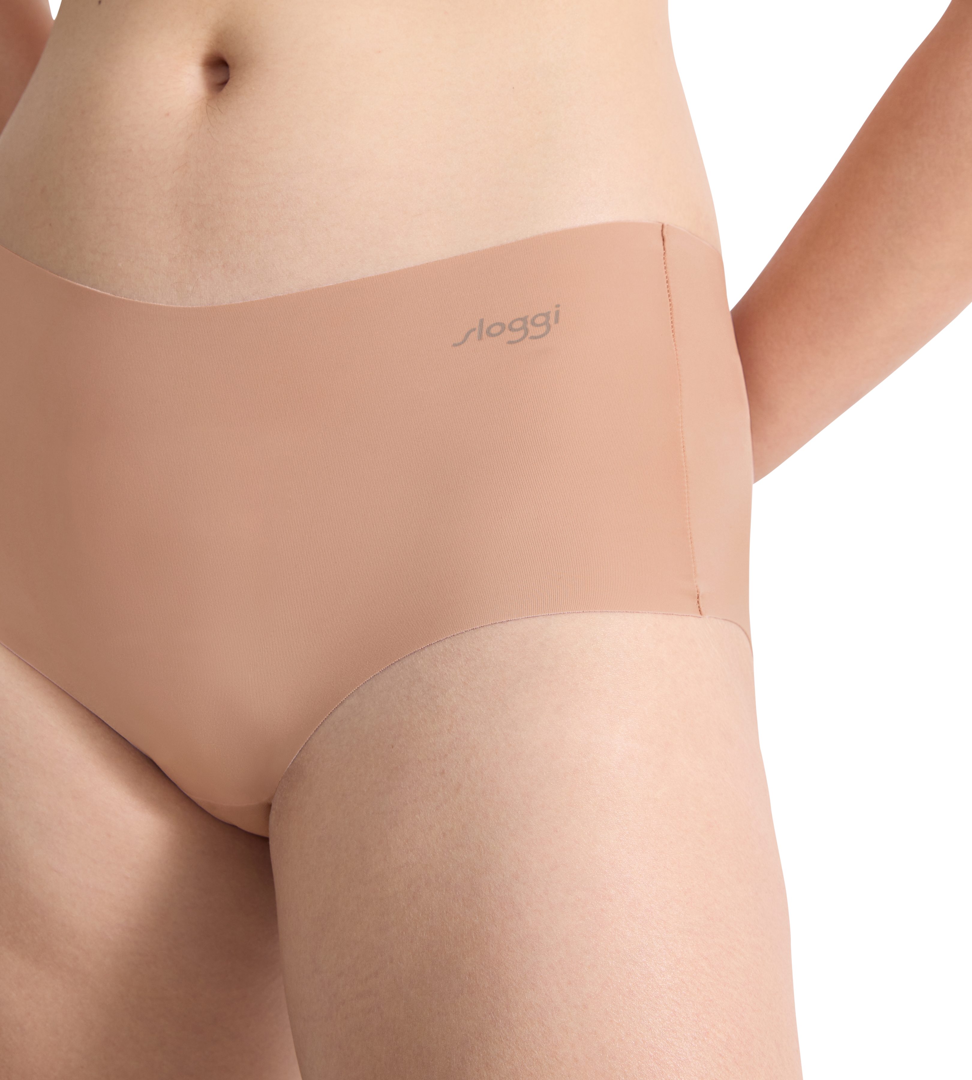 sloggi Panty ZERO Microfibre 2.0 (2er Pack) nahtlos, gewellte Abschlüsse hinten, Microfaser
