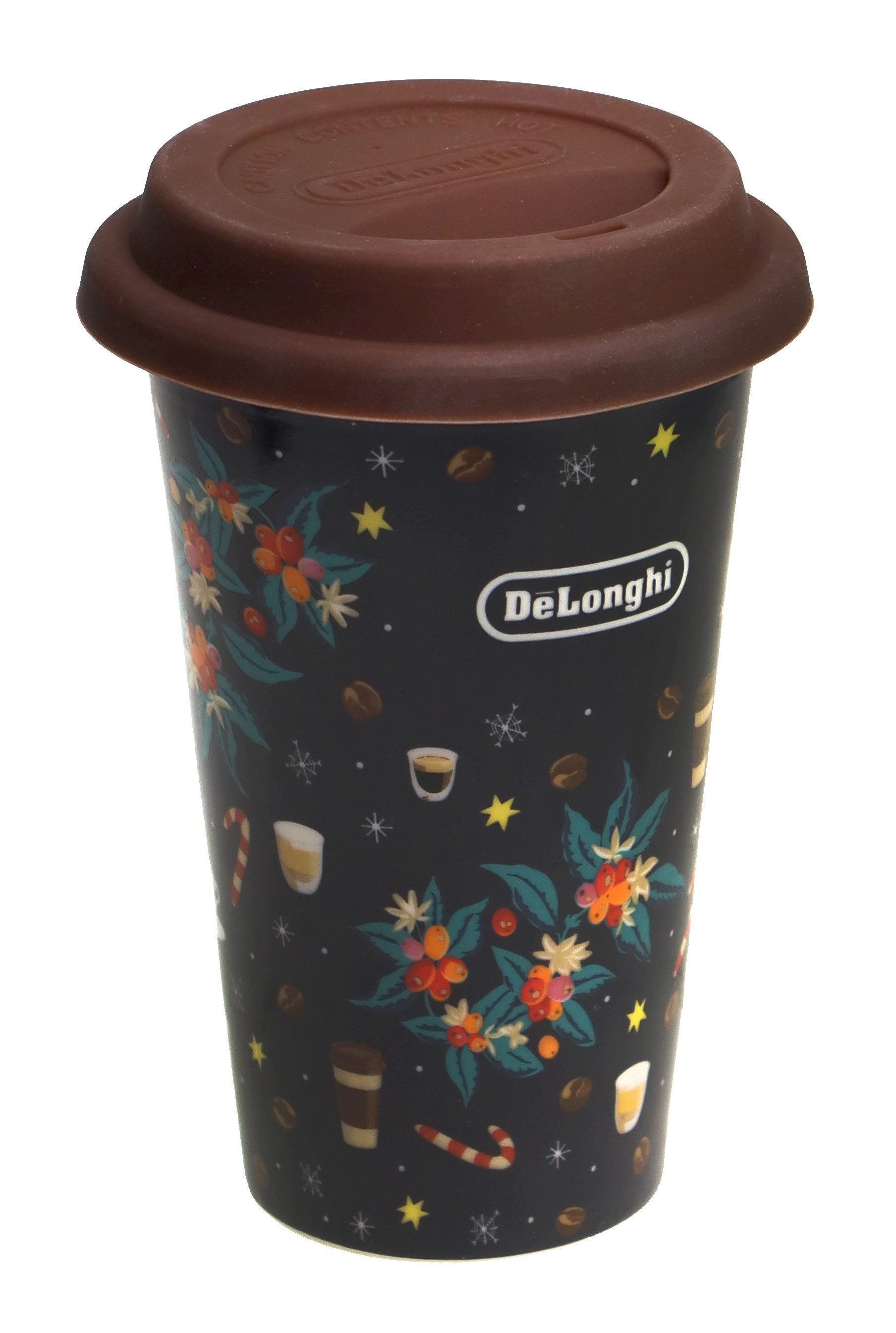 De'Longhi Gläser-Set Delonghi AS00004913, DLSC075 doppelwandiger Keramikbecher, 300ml