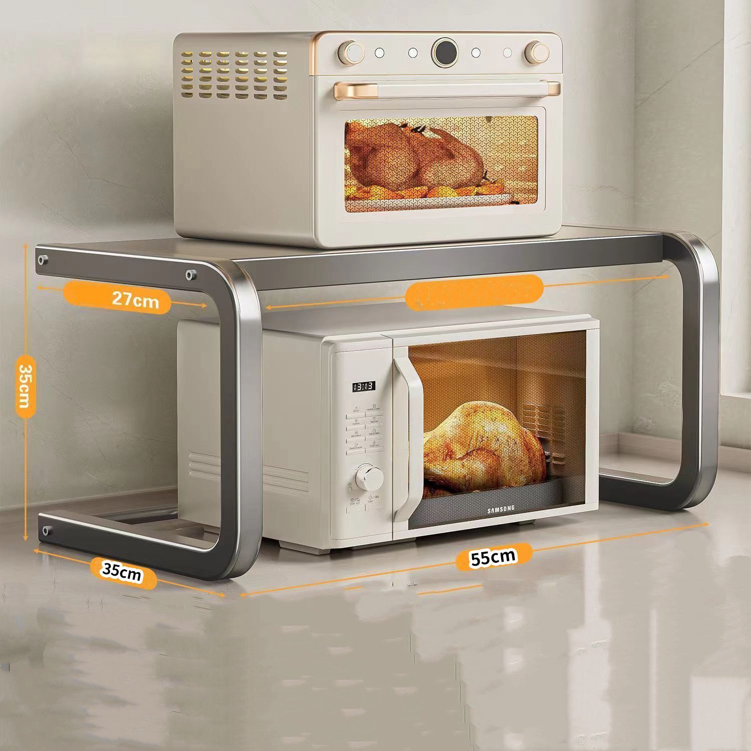 HoyoLee Handels GmbH Mehrzweckregal Küchenregal Multifunktions-Mikrowellenr günstig online kaufen