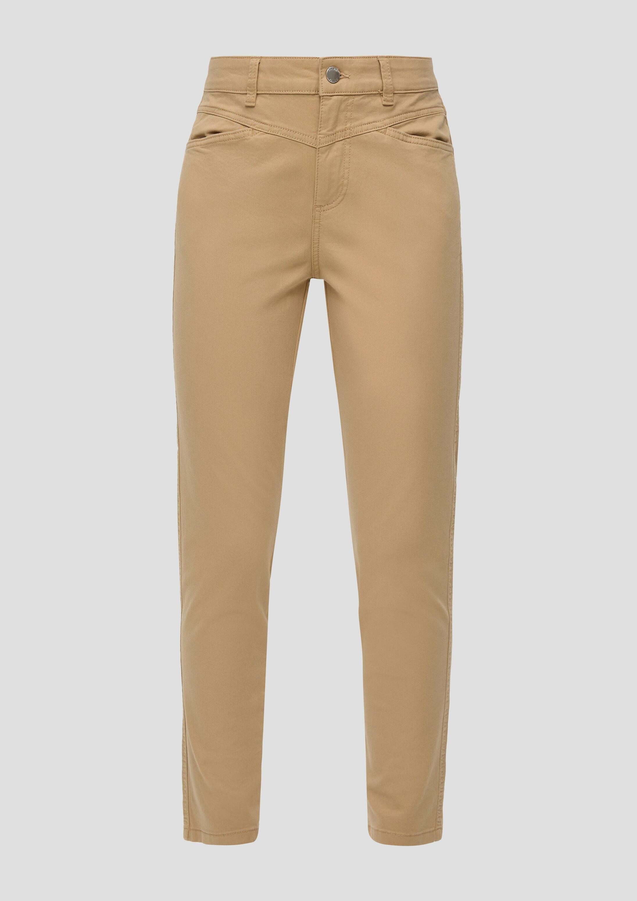 s.Oliver Chinos Hose Slim: Hose aus Baumwollstretch
