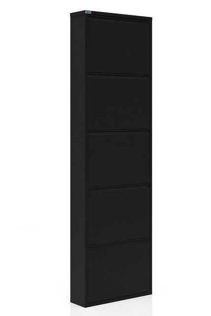 Kaufexpress GmbH Schuhschrank Schuhregal Metall 2–5 Klappen – schmal, monti günstig online kaufen