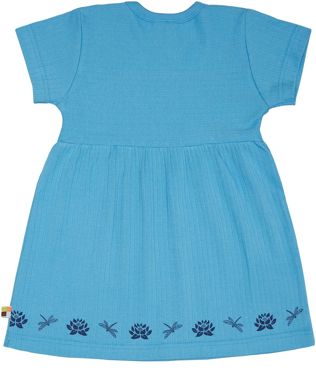 loud + proud Jerseykleid mit Druck am Saum Biobaumwolle