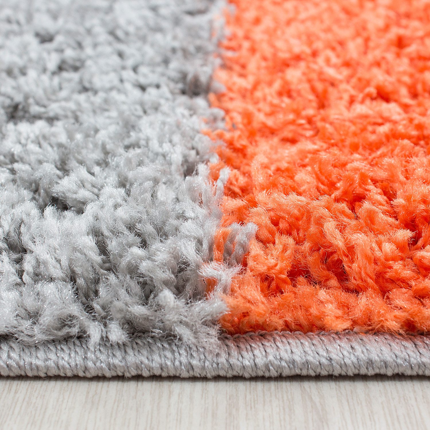SIMPEX24 Hochflor-Bettumrandung Kariert Design, Höhe 30 günstig online kaufen