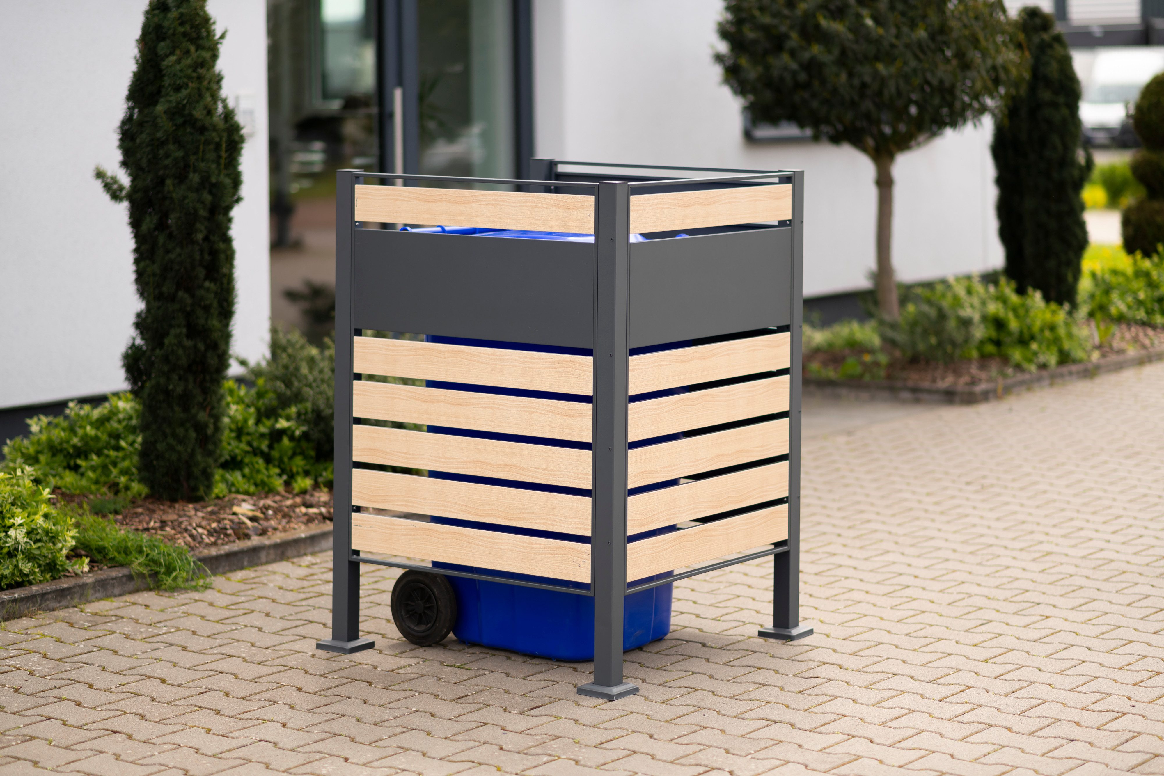 WESTMANN Mülltonnenbox Planum, Mülltonnenverkleidung & Sichtschutz