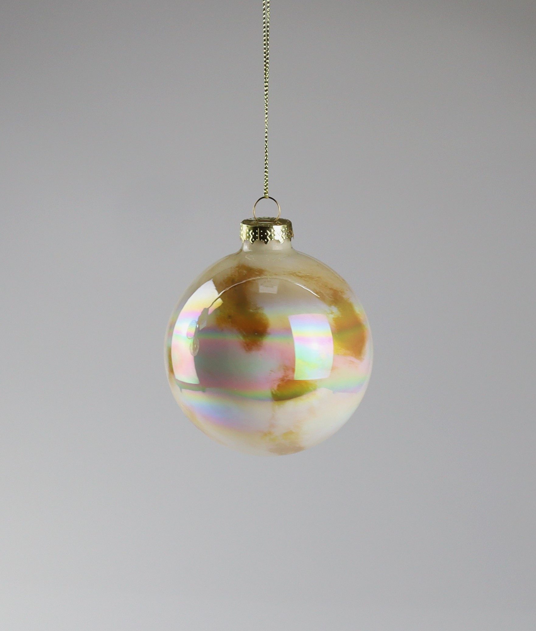 Weihnachtsbaumkugel aus Glas, Ø: 8 cm