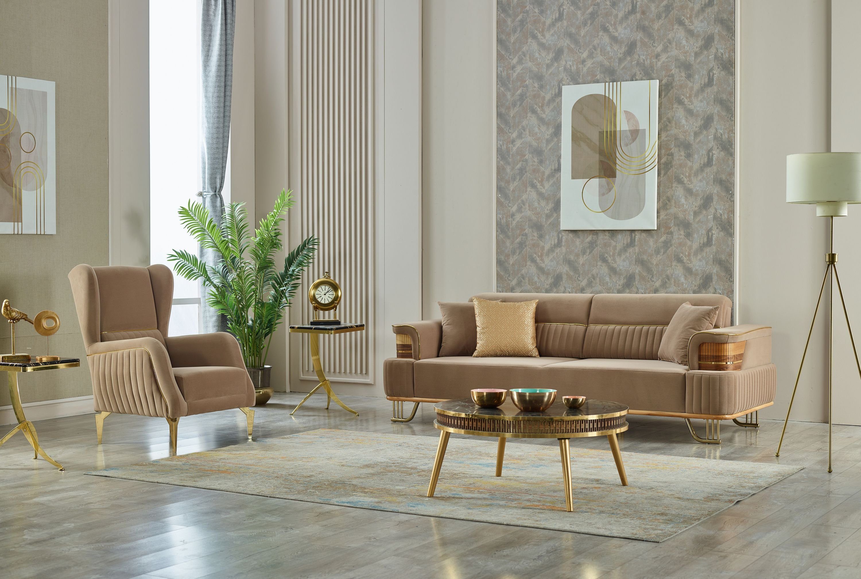 Villa Möbel Polstergarnitur Braga, (Set, 2-tlg), günstig online kaufen
