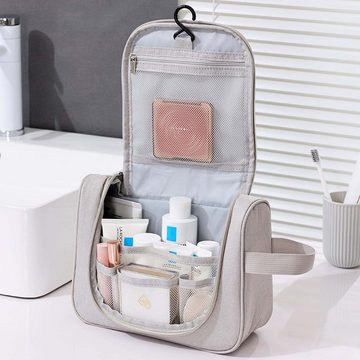 FIDDY Kosmetiktasche Hakenartiger Reise-Kulturbeutel mit großem Fassungsvermögen (Tragbare Kosmetik-Aufbewahrungstasche für die Reise, tragbare Kosmetiktasche, 1-tlg)