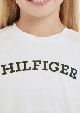 Tommy Hilfiger Langarmshirt MONOTYPE TEE L/S mit modischem Hilfiger-Logoschriftzug auf der Brust