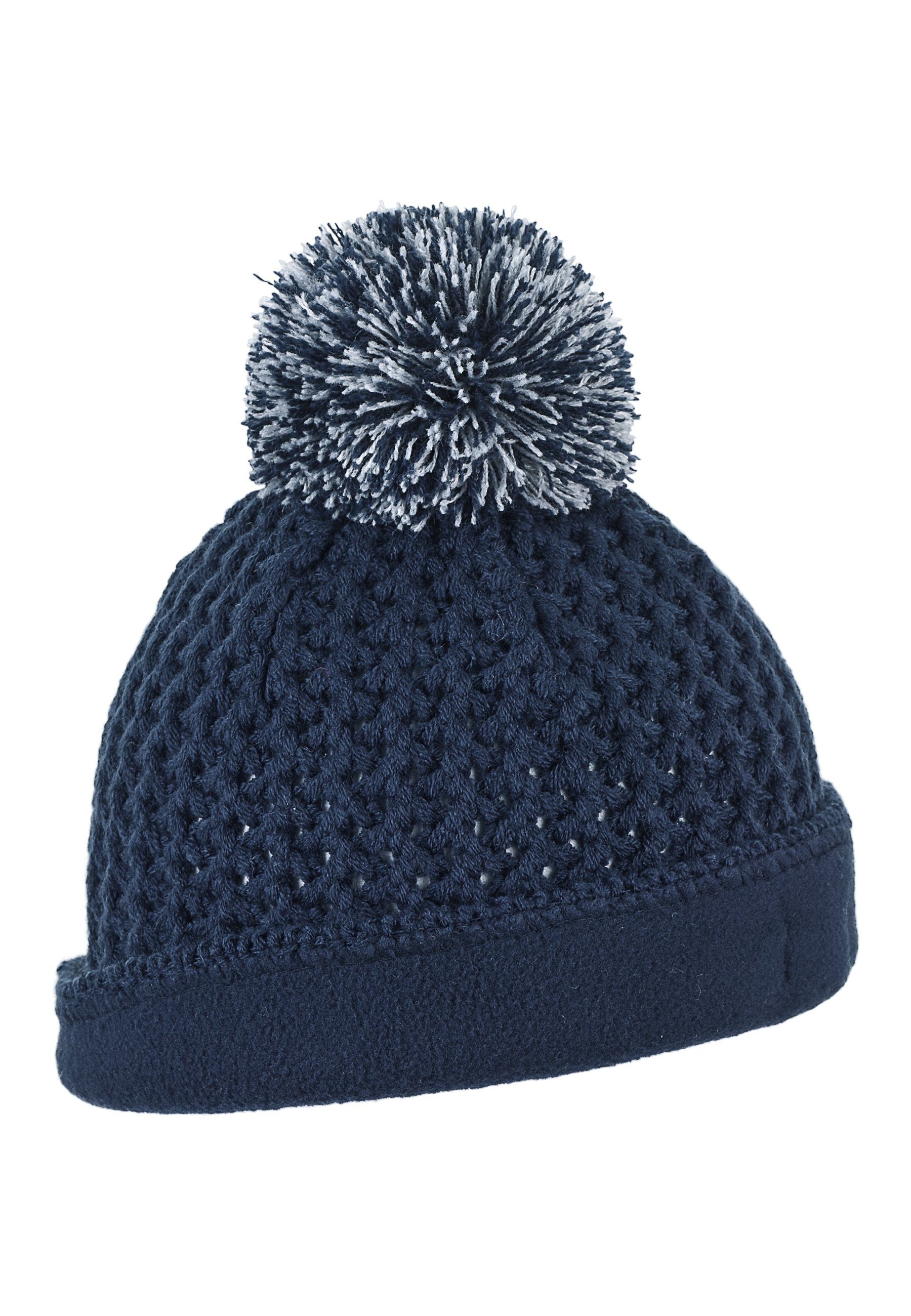 Sterntaler® Strickmütze Strickmütze (1-St) Mütze mit Pompon und coolem Zopf-Muster – Bild 5 von 5