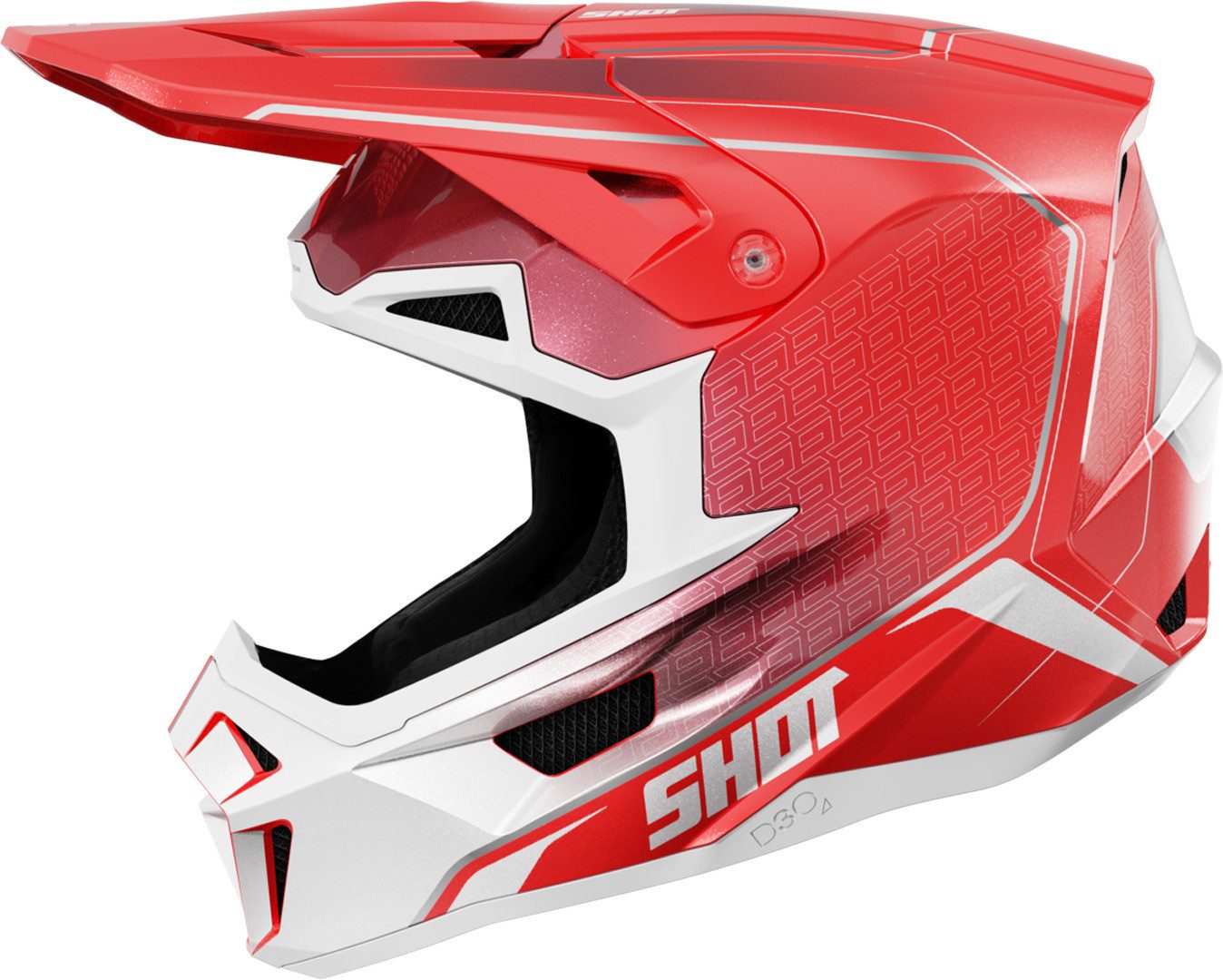 Shot Motocrosshelm Lite Challenger Motocross Helm, Notfallsystem-polsterung (eqrs)