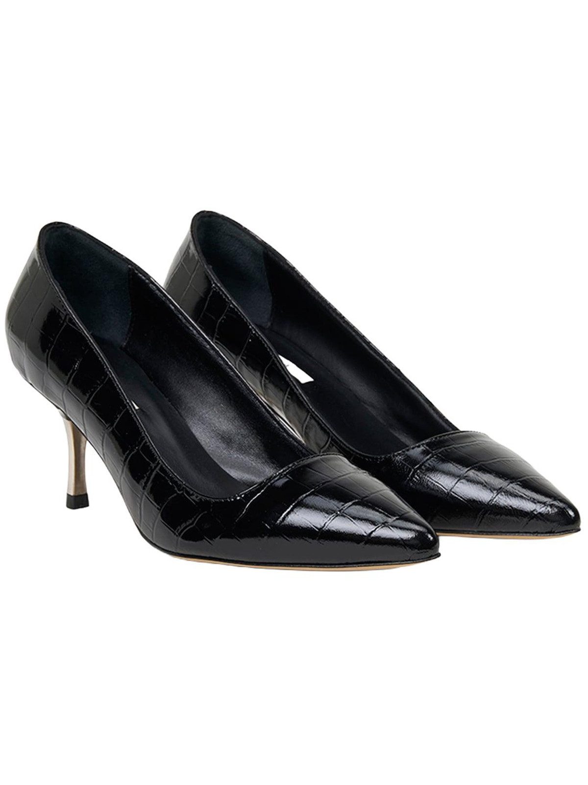 Desa Damen-Stiletto-Pumps aus echtem Leder – elegante, klassische Pumps mi Pumps