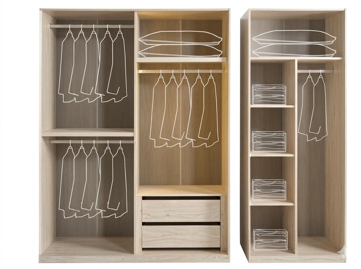 JVmoebel Wohnwand Schrank groß geräumig schön praktisch beige moderner Stil neu, Made in Europa