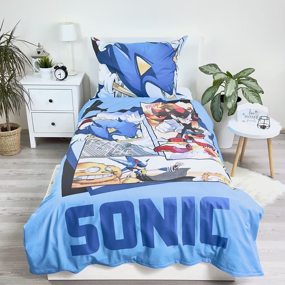 Jerry Fabrics Kinderbettwäsche Sonic, Renforcé, 2 günstig online kaufen