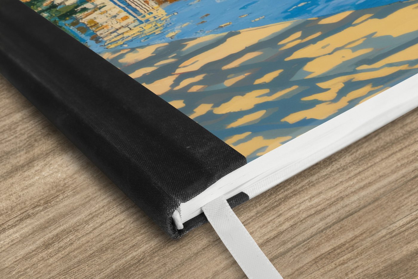 Thumbnail - MuchoWow Notizbuch Berg - Skyline - Strand - Wasser, Notebook, Notizblock a5, Tagebuch, Journal Liniert