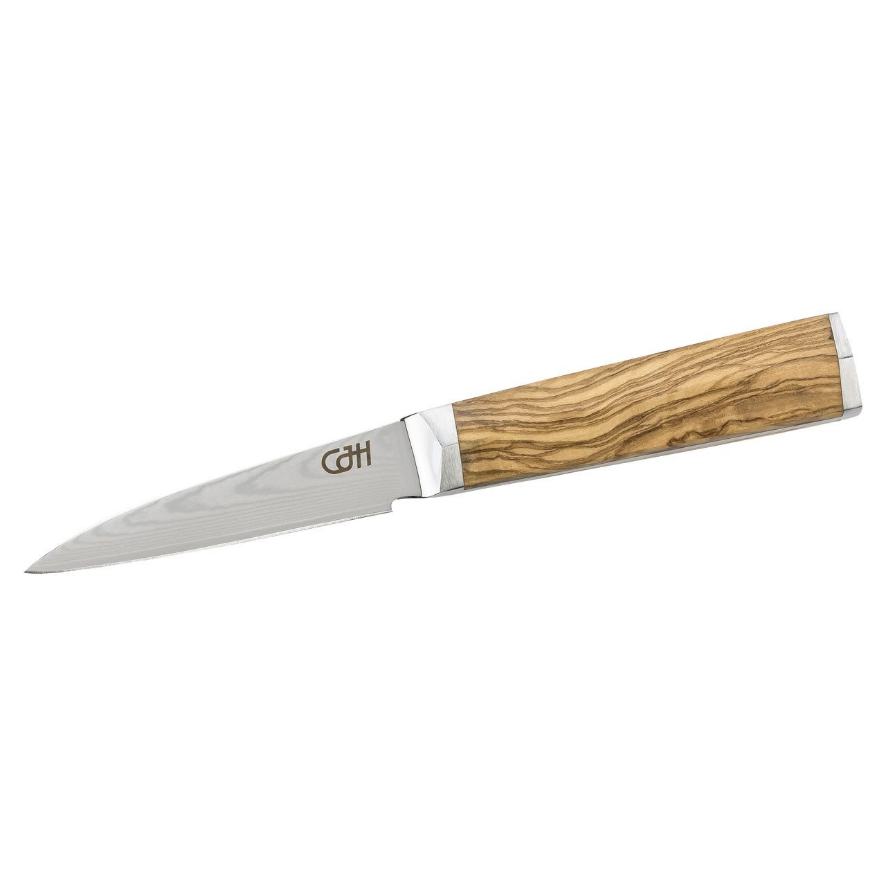 CJH Allzweckmesser CJH Universalmesser, 67-Lagen Damast, Olivenholz
