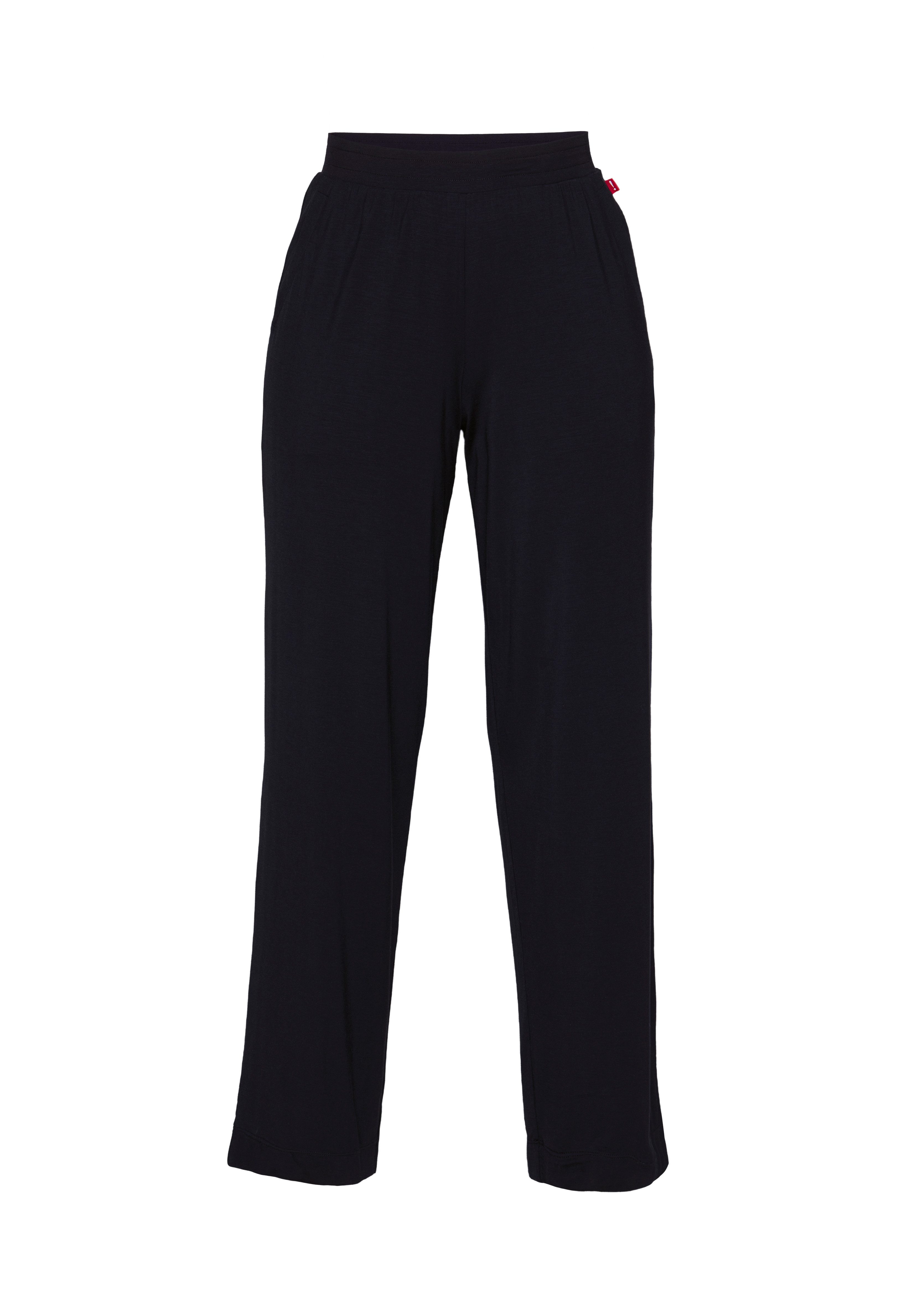 Joop Jeans Pyjamahose Rhinestone (JOOP! Jeans) mit seitlichen Taschen, Logo mit Glitzersteinen hinten