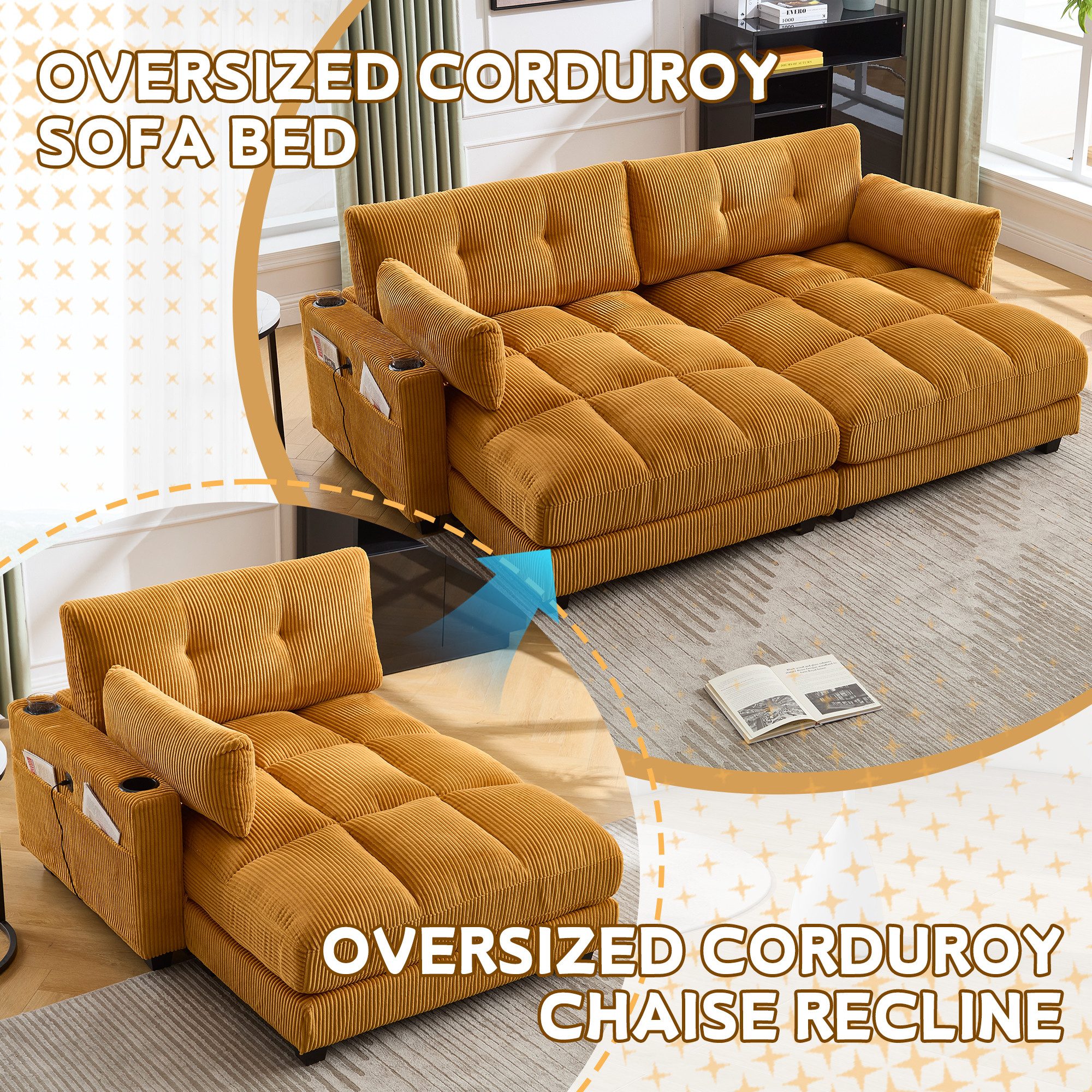 HAUSS SPOLE Schlafsofa Ecksofa Relaxsofa Polstermöbel günstig online kaufen