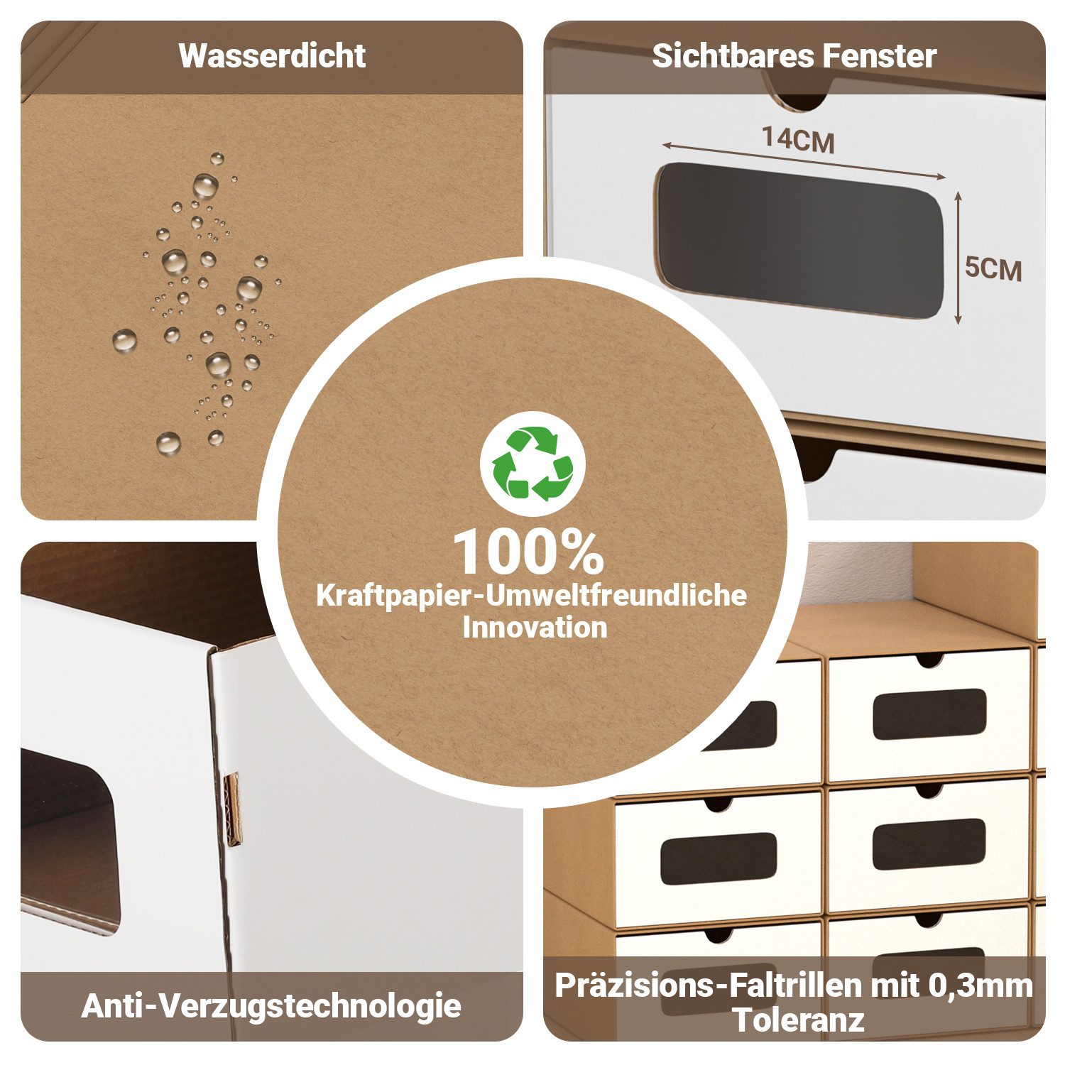 Clanmacy Schuhbox 10/20X Schuhboxen Boxen stapelbar mit Sichtfenster Schuhe Spielzeug (20 St)