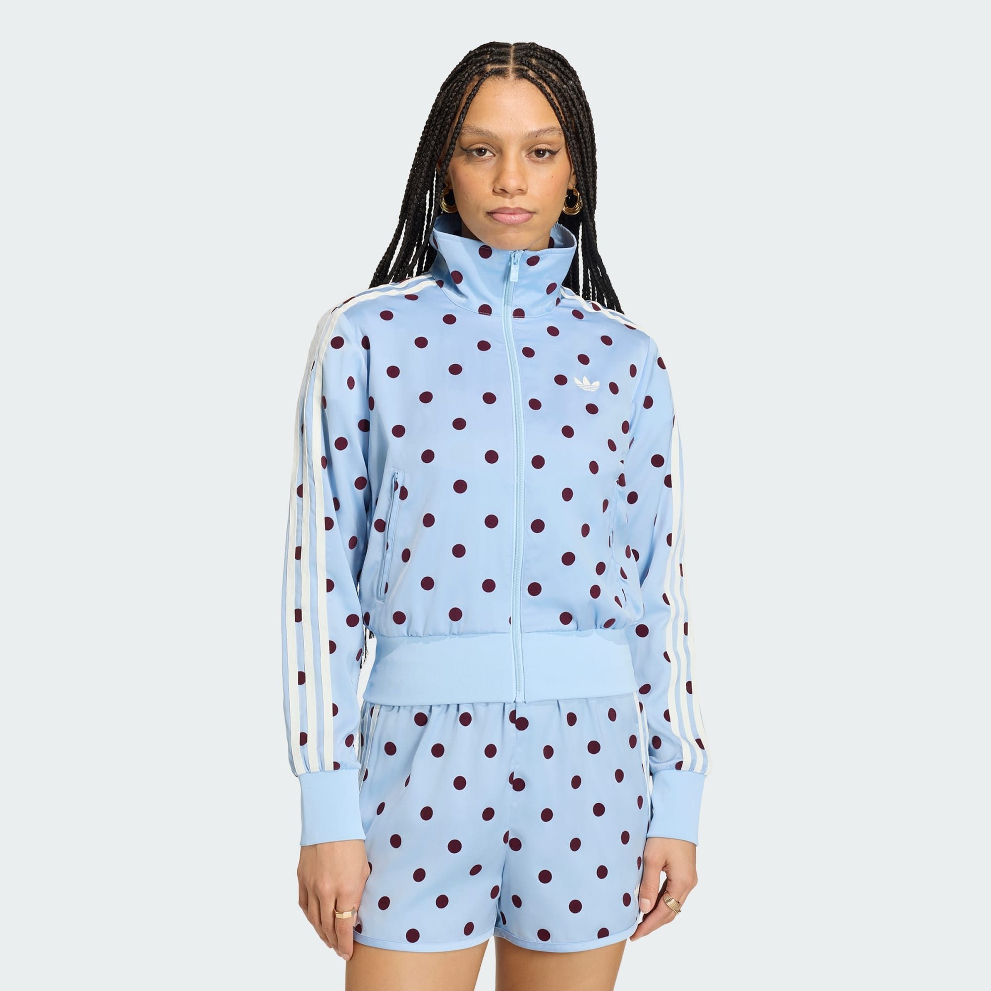 adidas Originals Trainingsjacke SATIN POLKA-DOTS TT TRACK TOP (1-St)