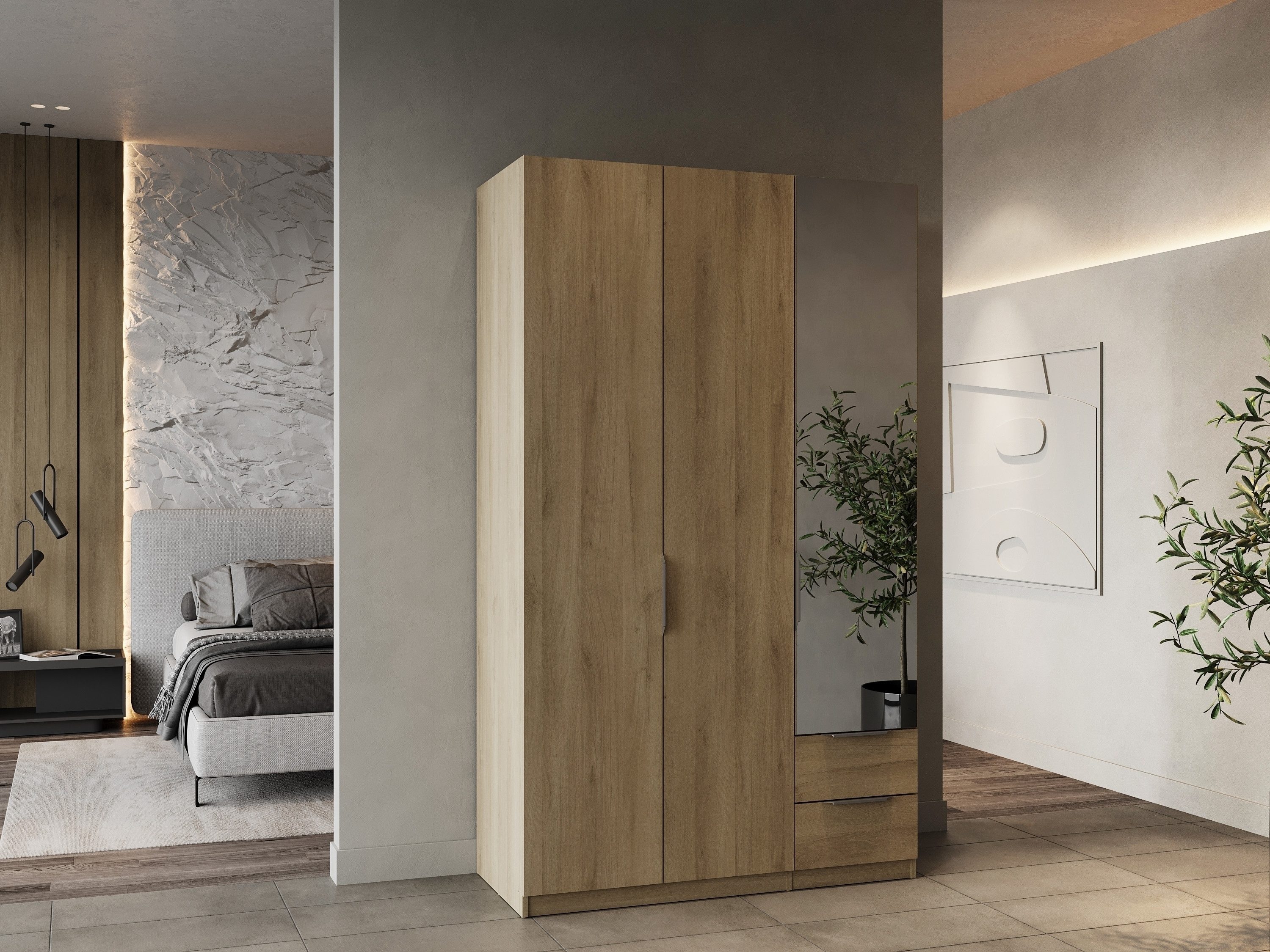 Drehtürenschrank GHOST